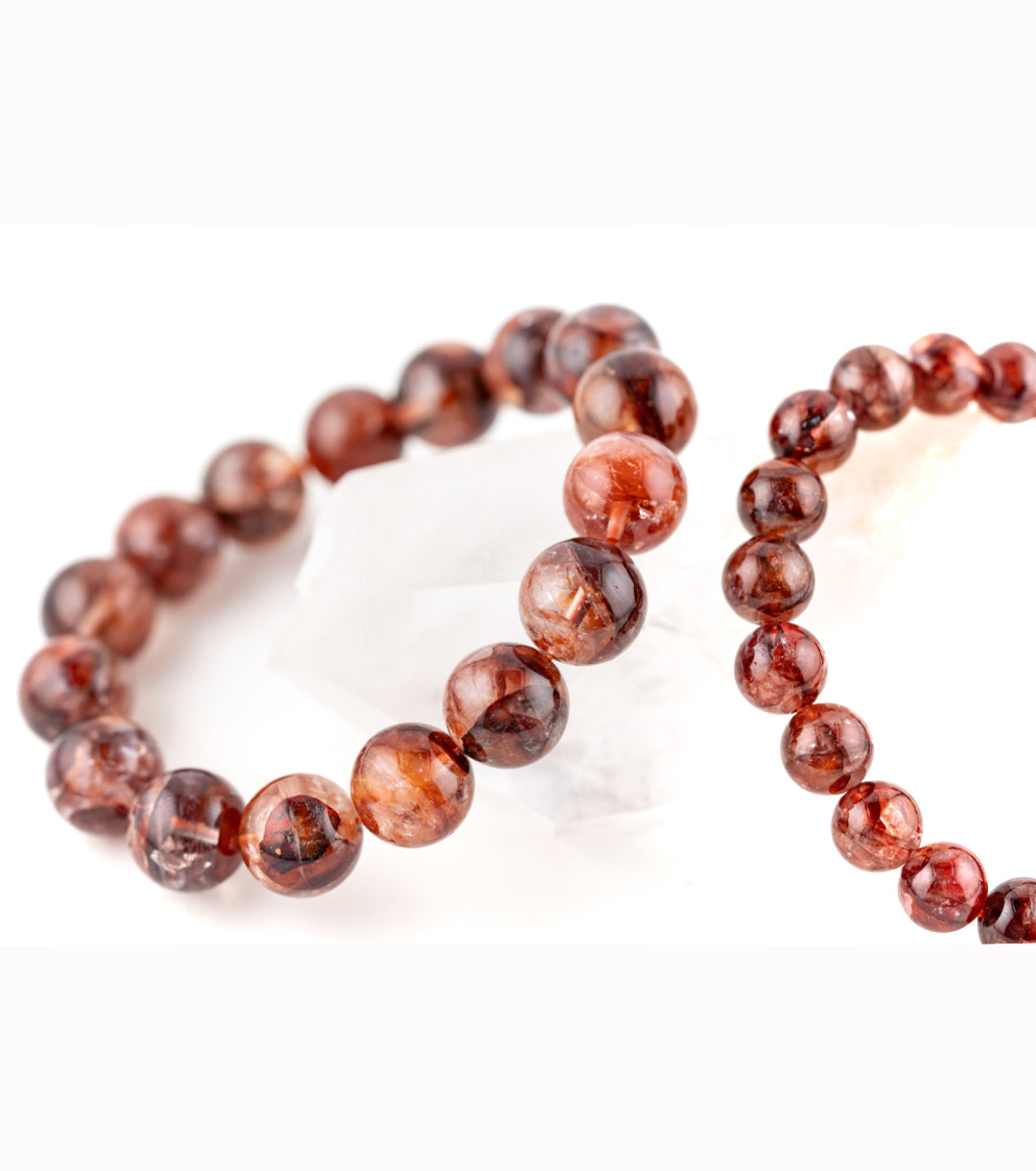 Vampire Quartz/ Red Fire Quartz Bracelet