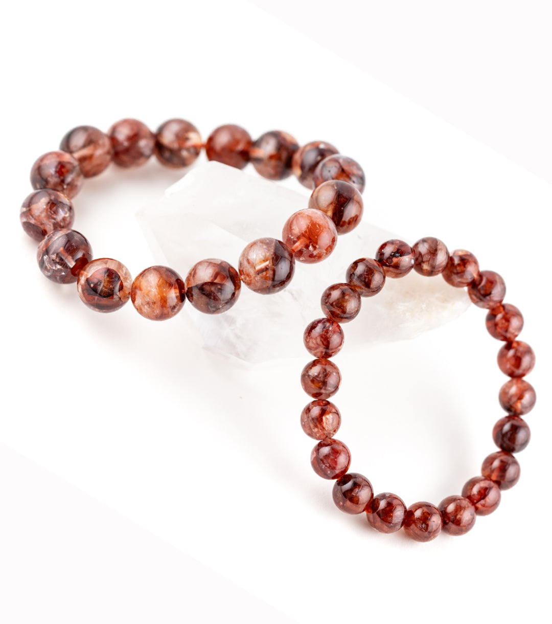 Vampire Quartz/ Red Fire Quartz Bracelet