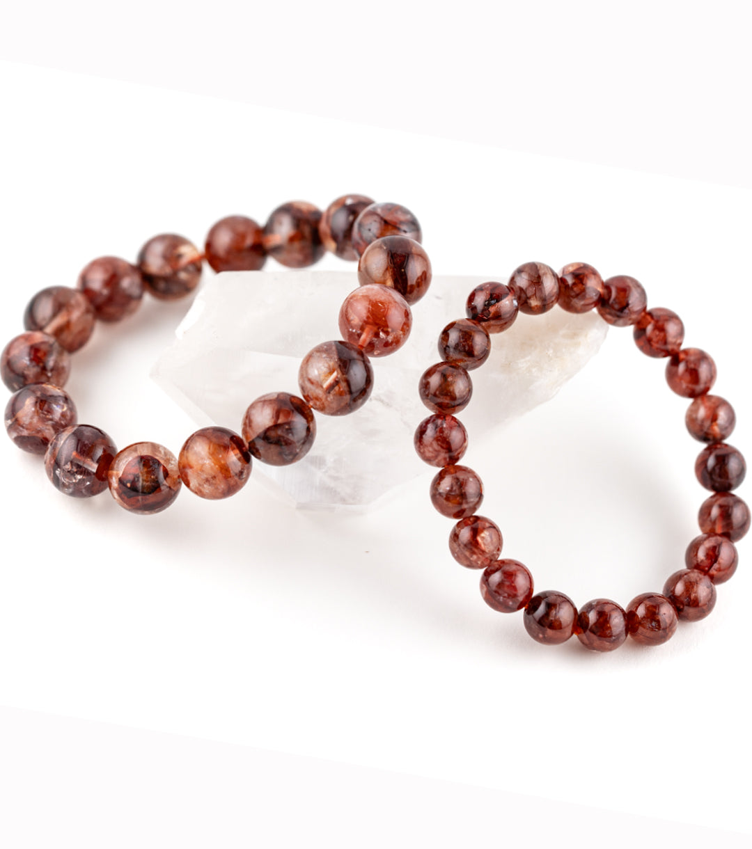 Vampire Quartz/ Red Fire Quartz Bracelet