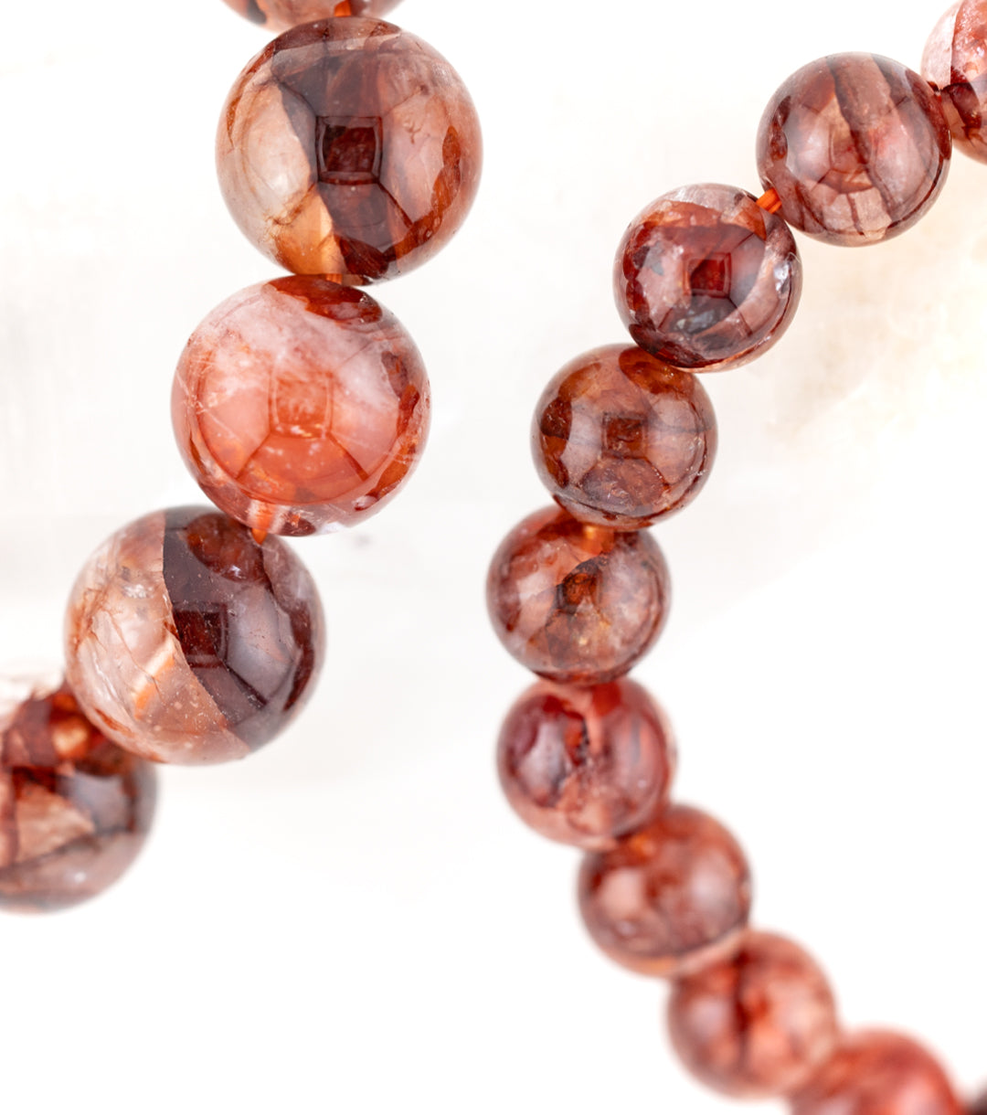 Vampire Quartz/ Red Fire Quartz Bracelet