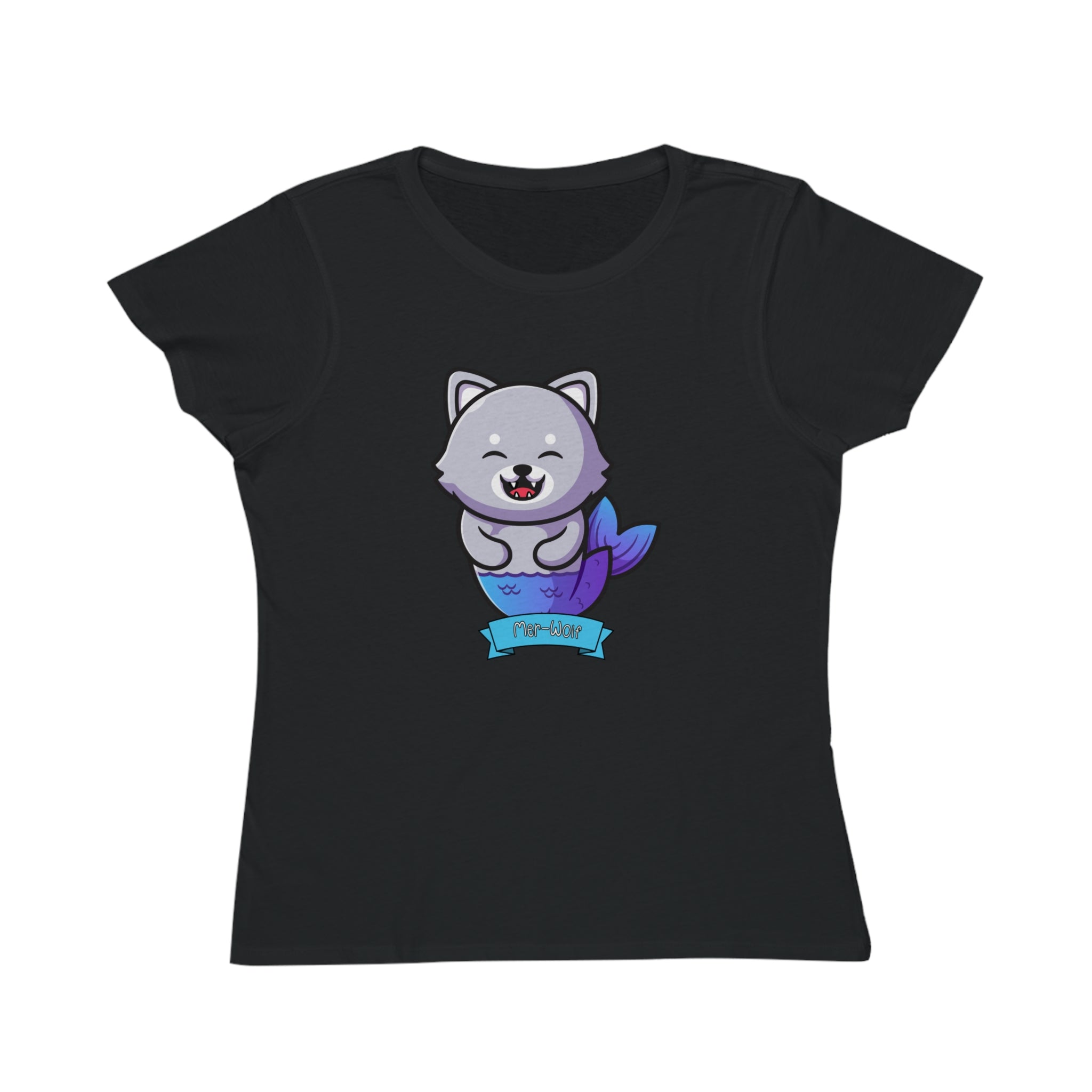 Spirit Cuties "Mer-Wolf" Organic Women's T-Shirt