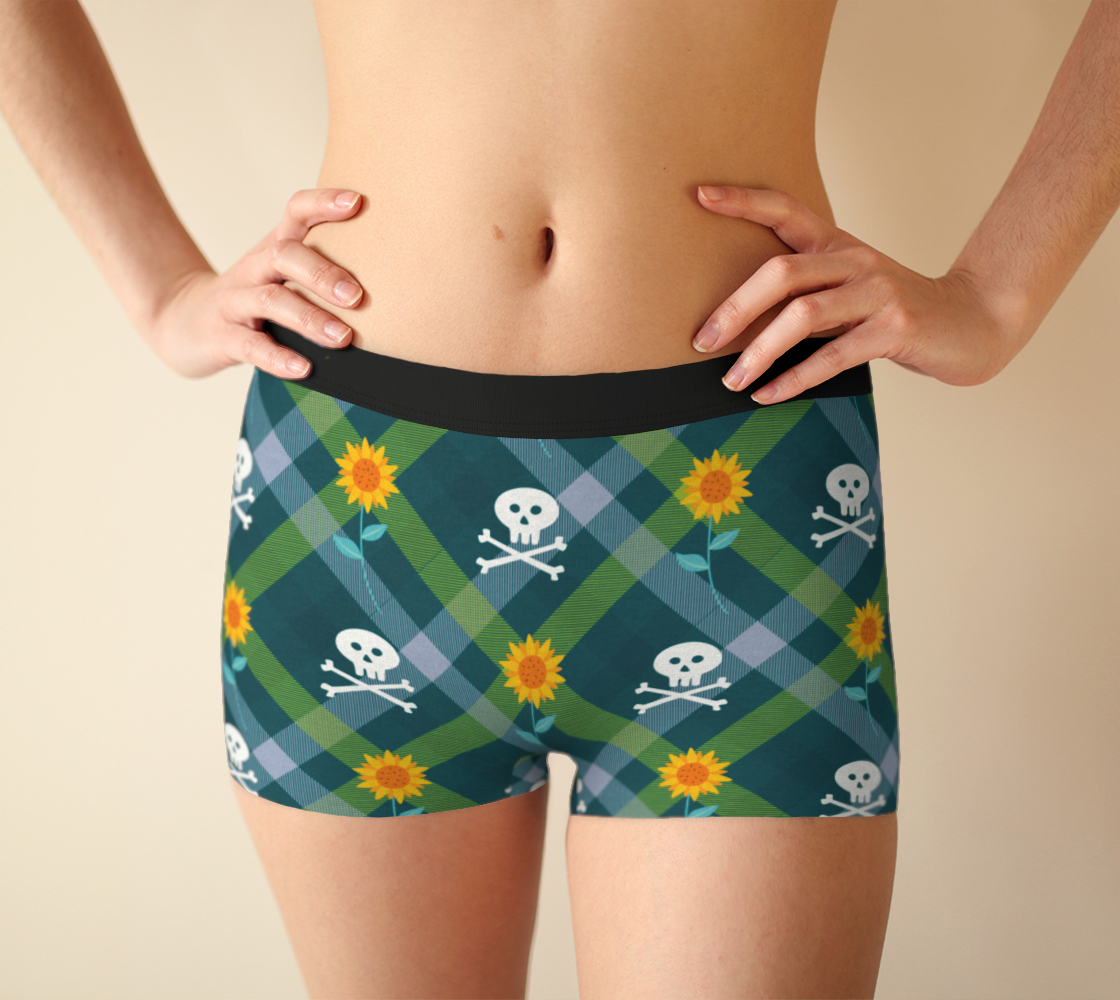 Pirates & Sunflowers Women's Boyshorts