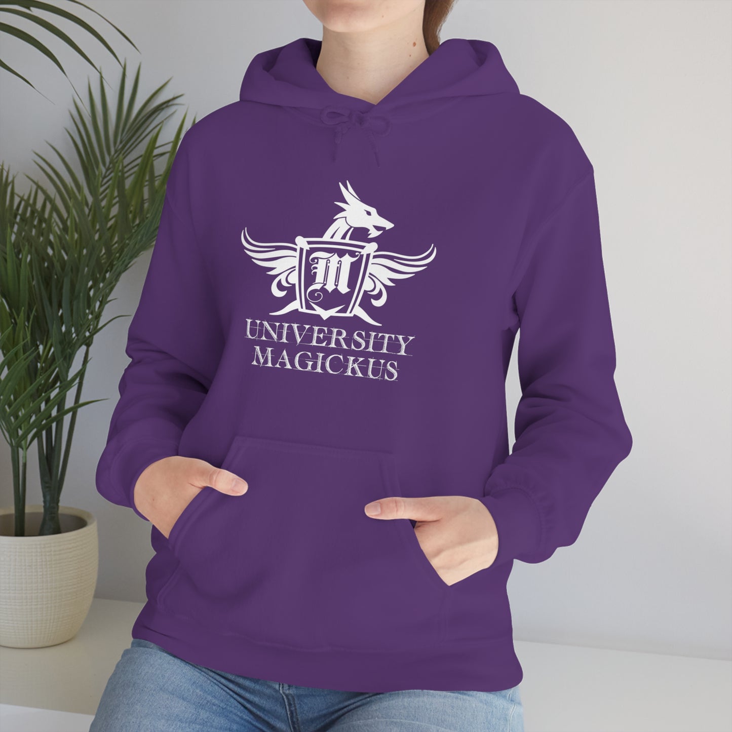 University Magickus "Dragon Crest" Unisex Heavy Blend™ Hoodie