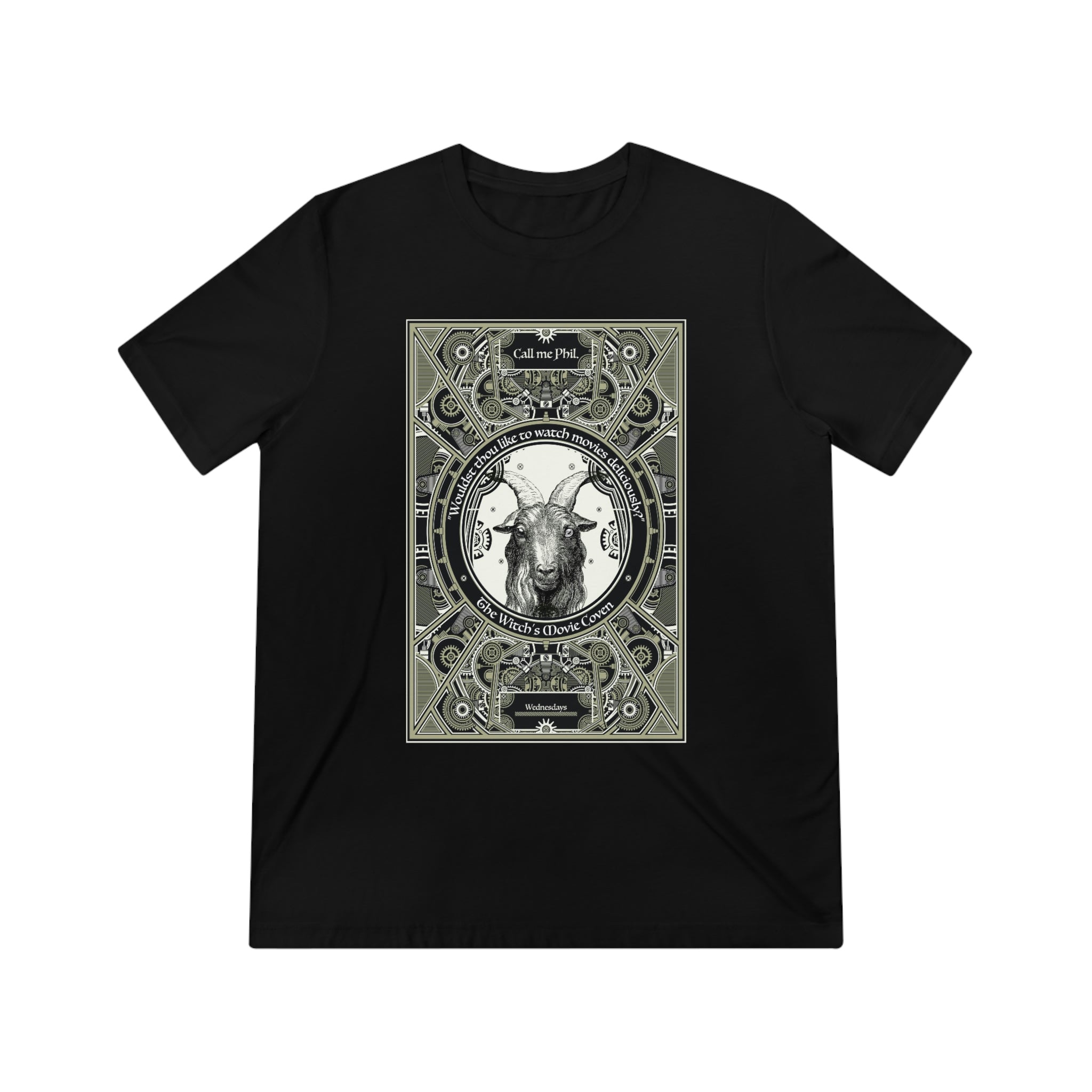 Witch's Movie Coven Black Phil Unisex Triblend Tee