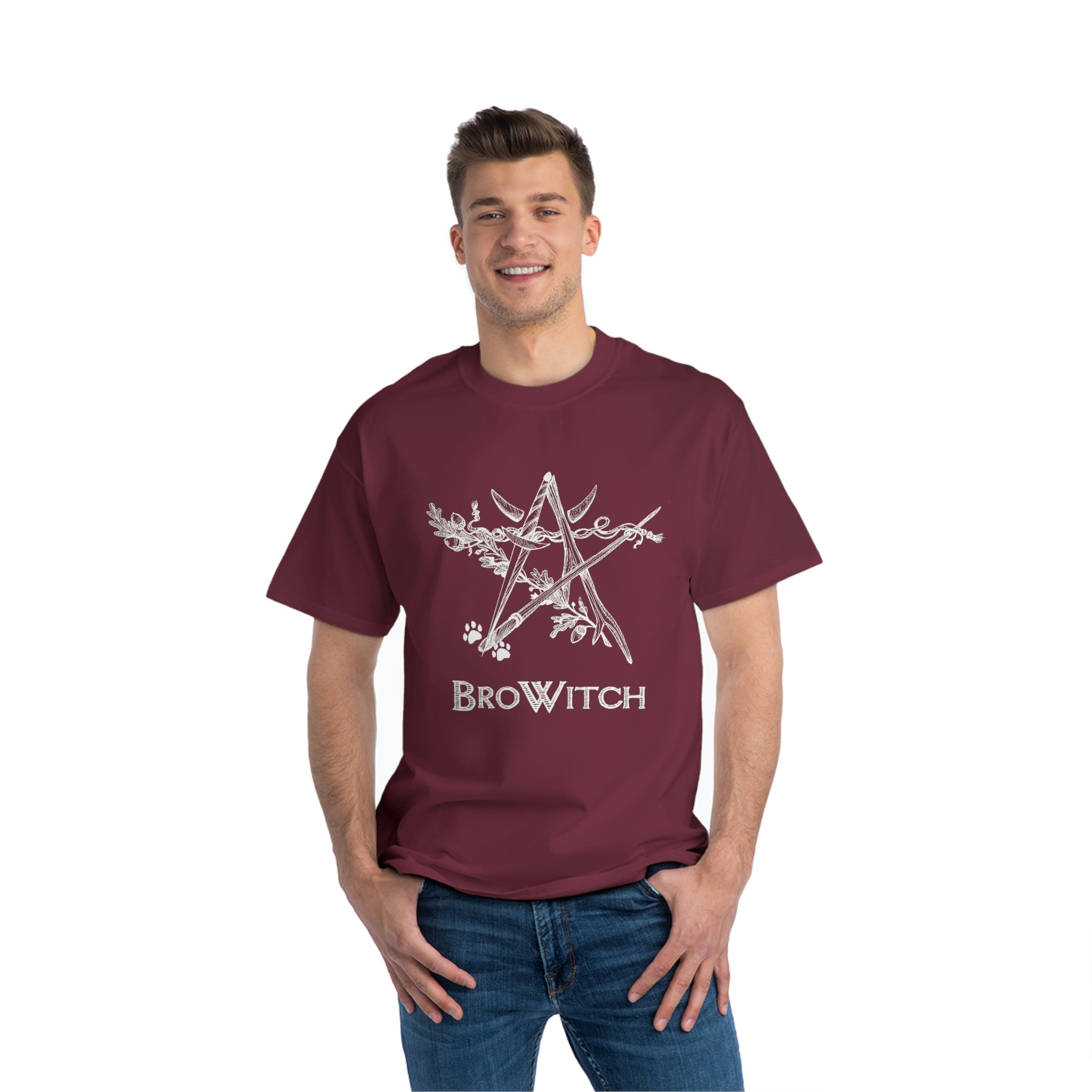BroWitch Relaxed Fit Short-Sleeve T-Shirt