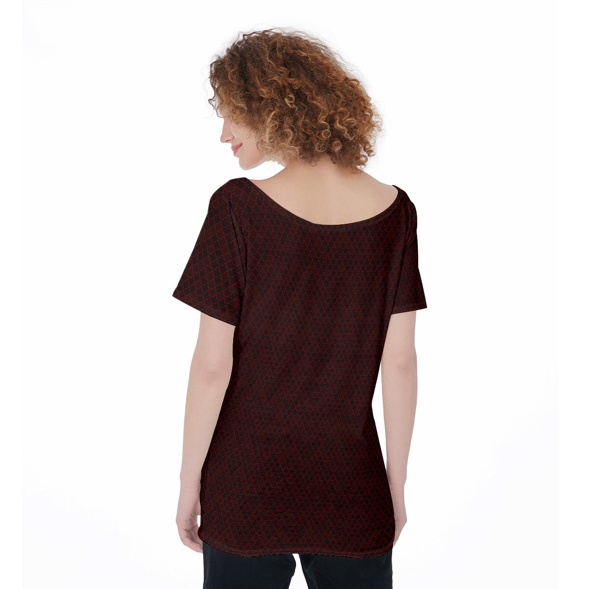 Spellcaster by Patti Negri Women's Relaxed Off-the-Shoulder T-Shirt