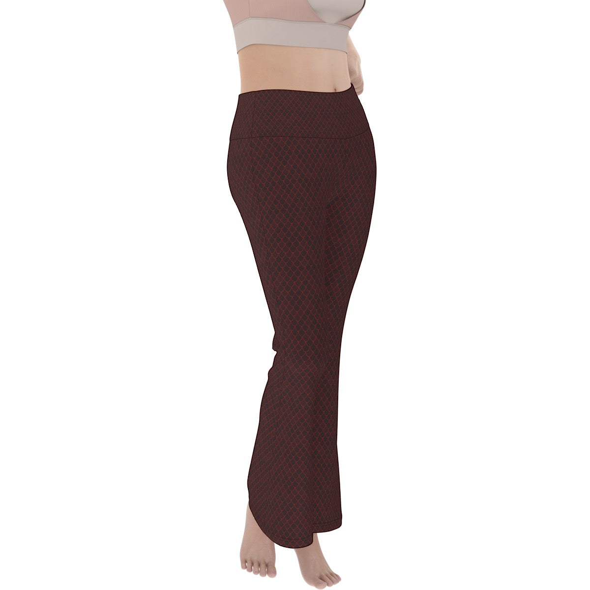 Spellcaster by Patti Negri Flare Yoga Pants - "Secret Spell Dragon"