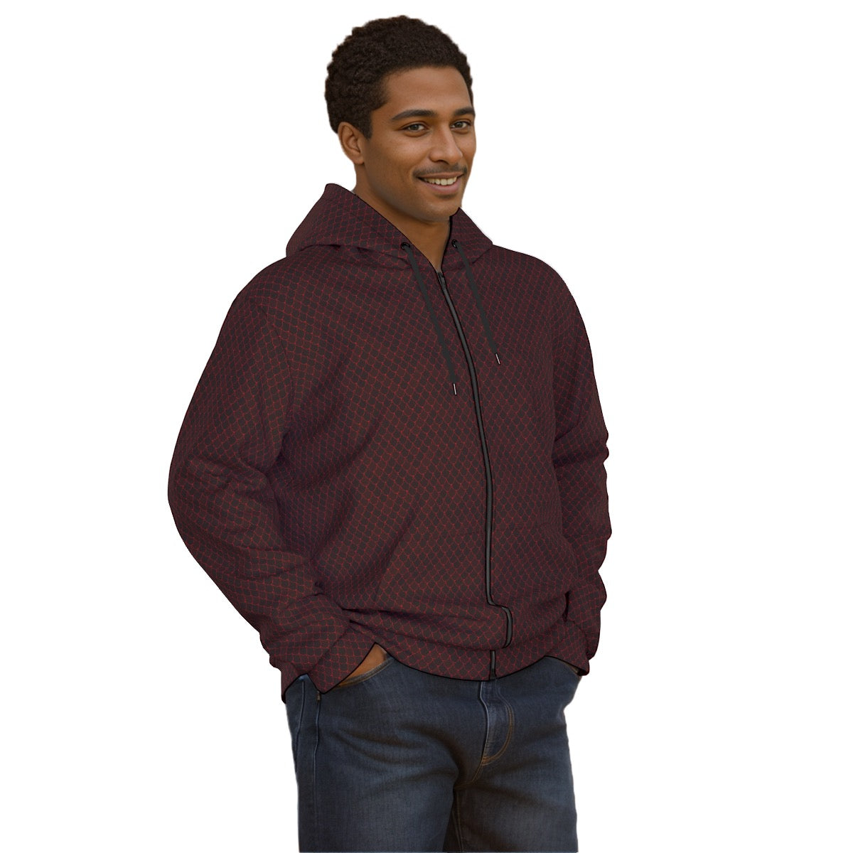 Spellcaster by Patti Negri "Dragon Power" Unisex Zip Hoodie w/ Black Lining