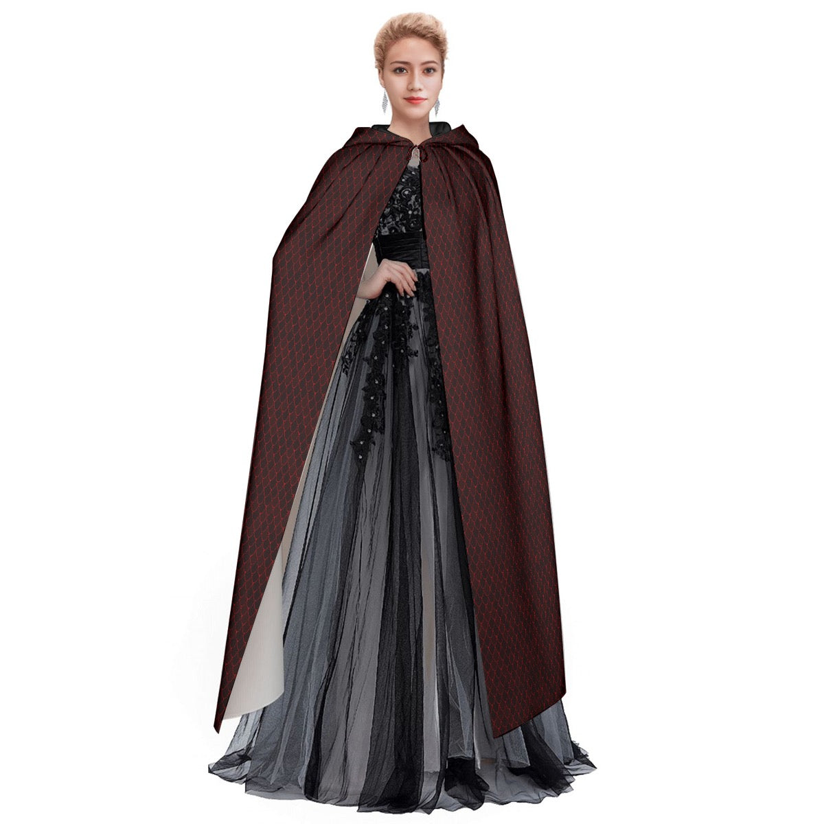Spellcaster by Patti Negri Unisex Hooded Cloak - "Dragon"