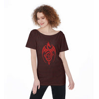 Spellcaster by Patti Negri Women's Relaxed Off-the-Shoulder T-Shirt