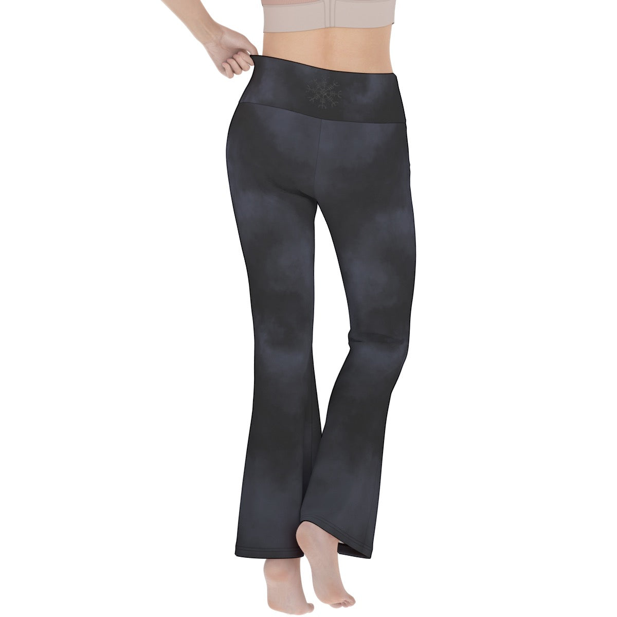 Spellcaster by Patti Negri Women's Flare Yoga Pants - "Protection"