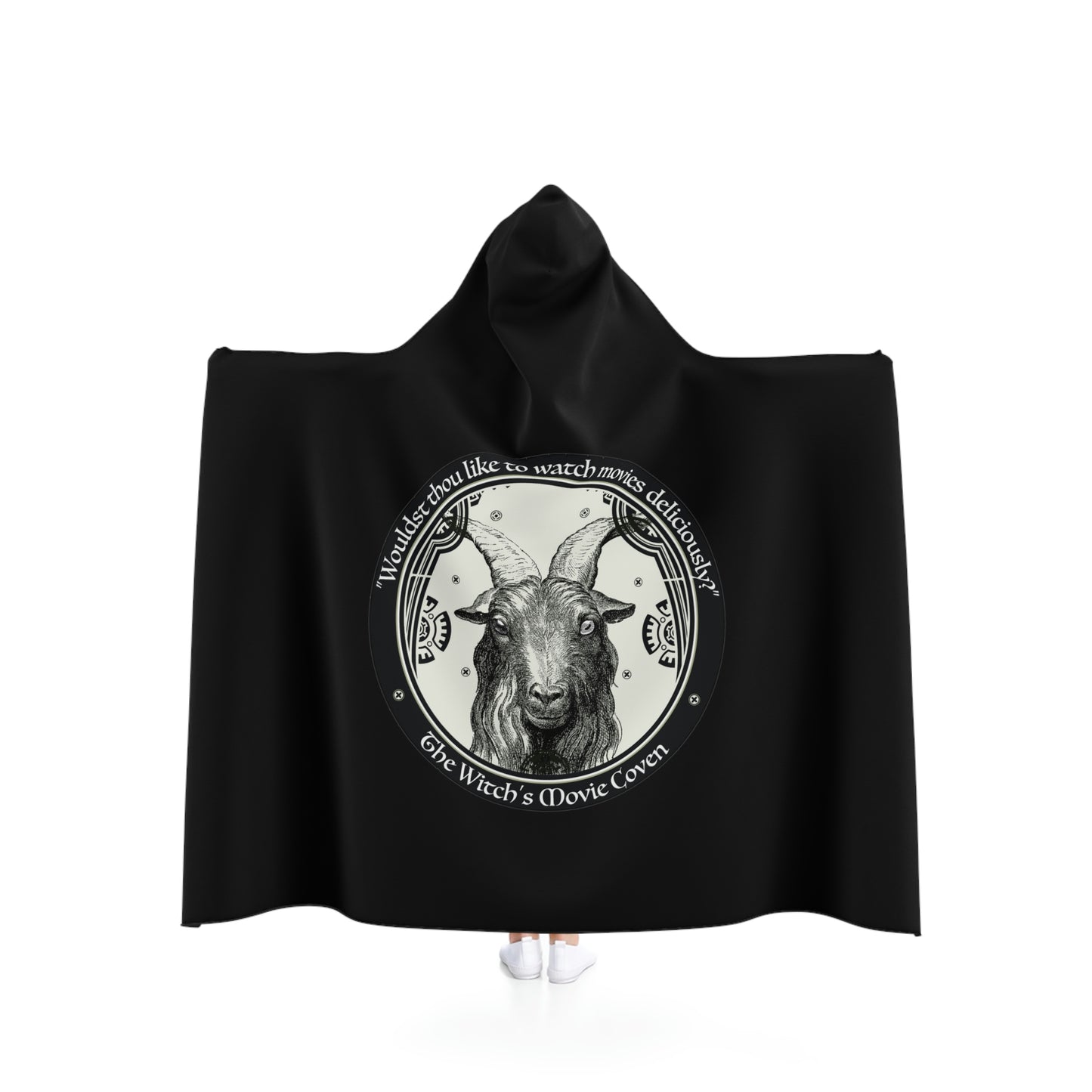 The Witch's Movie Coven Hooded Fleece Blanket
