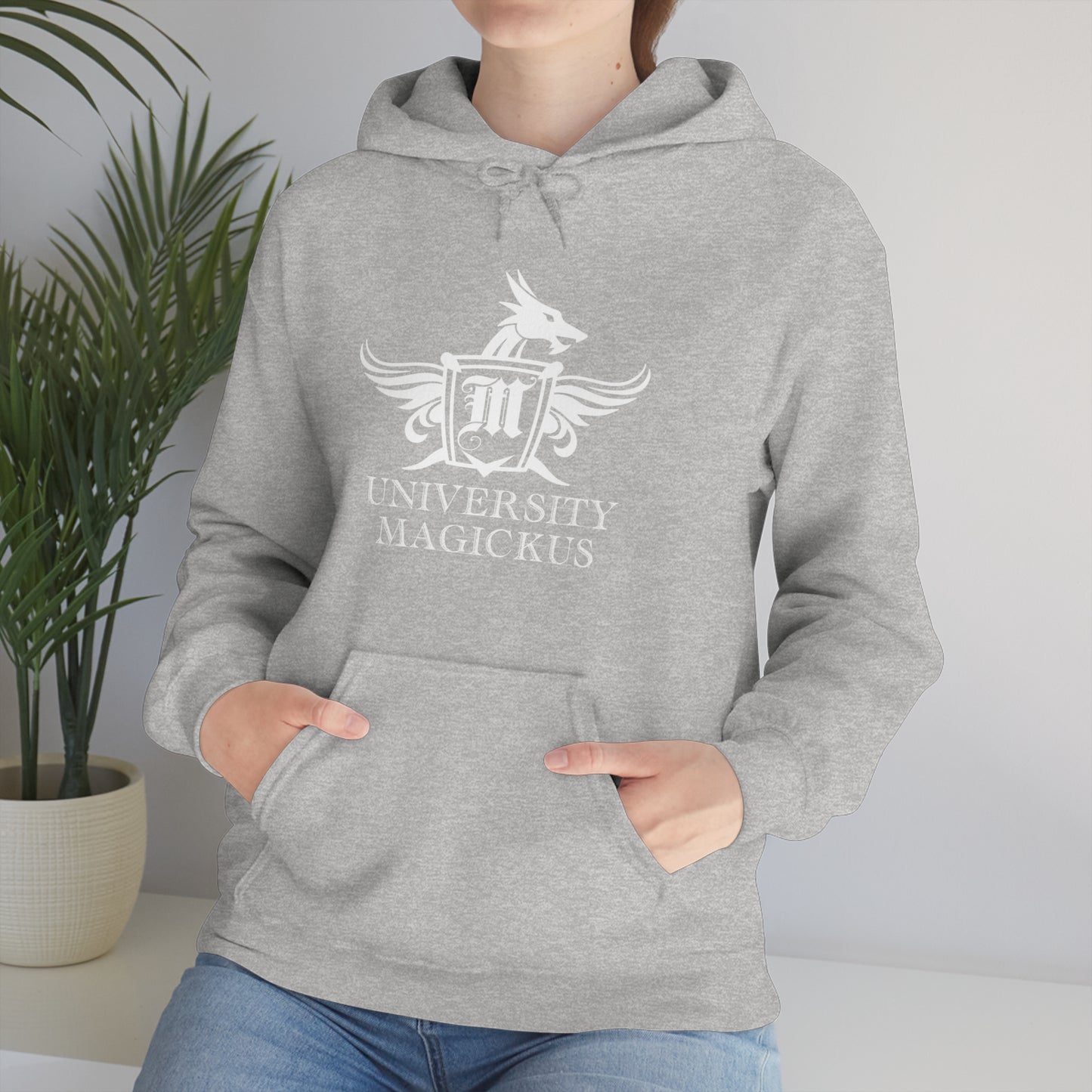 University Magickus "Dragon Crest" Unisex Heavy Blend™ Hoodie