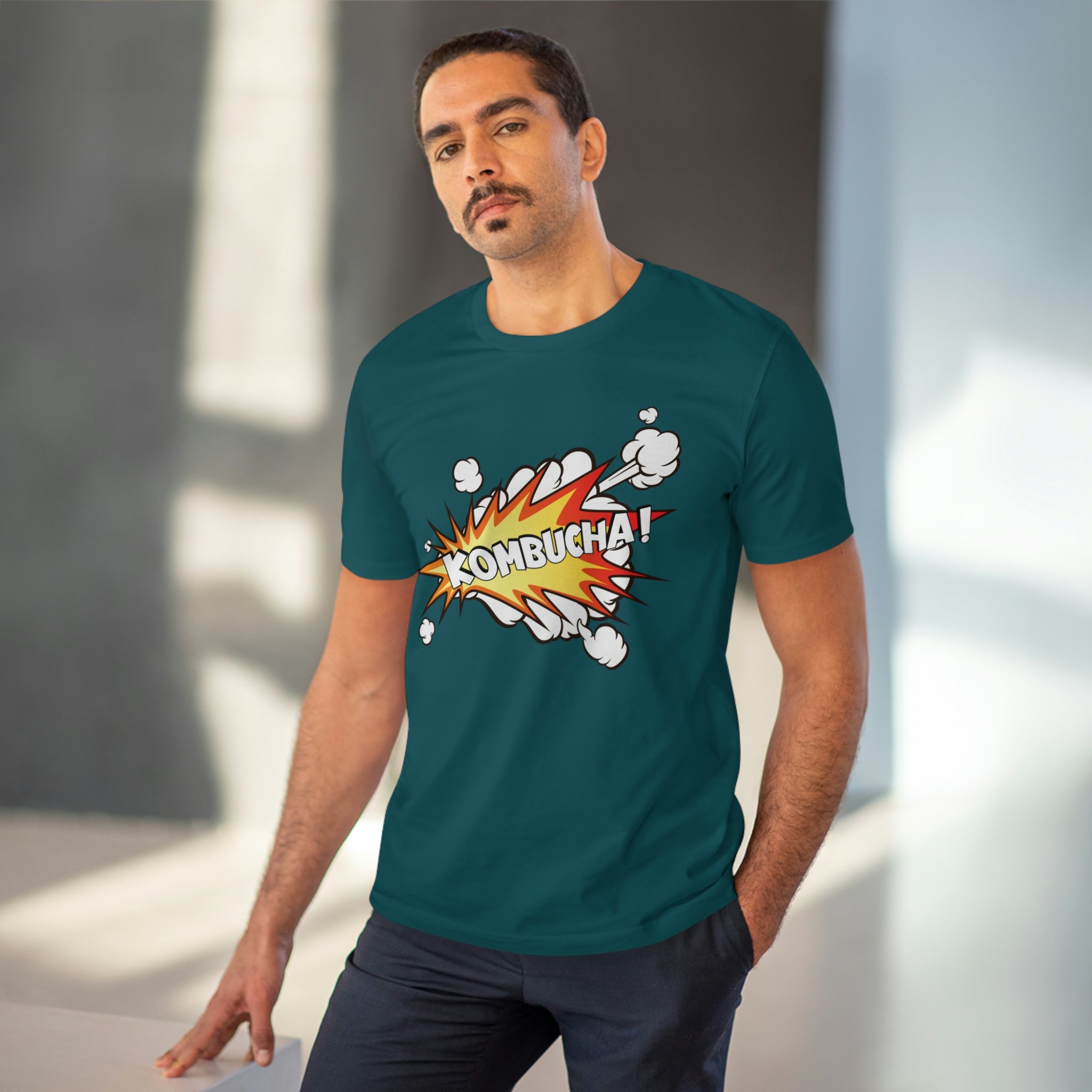 Foodie Pharmacology "Kombucha!" Organic Unisex T-shirt