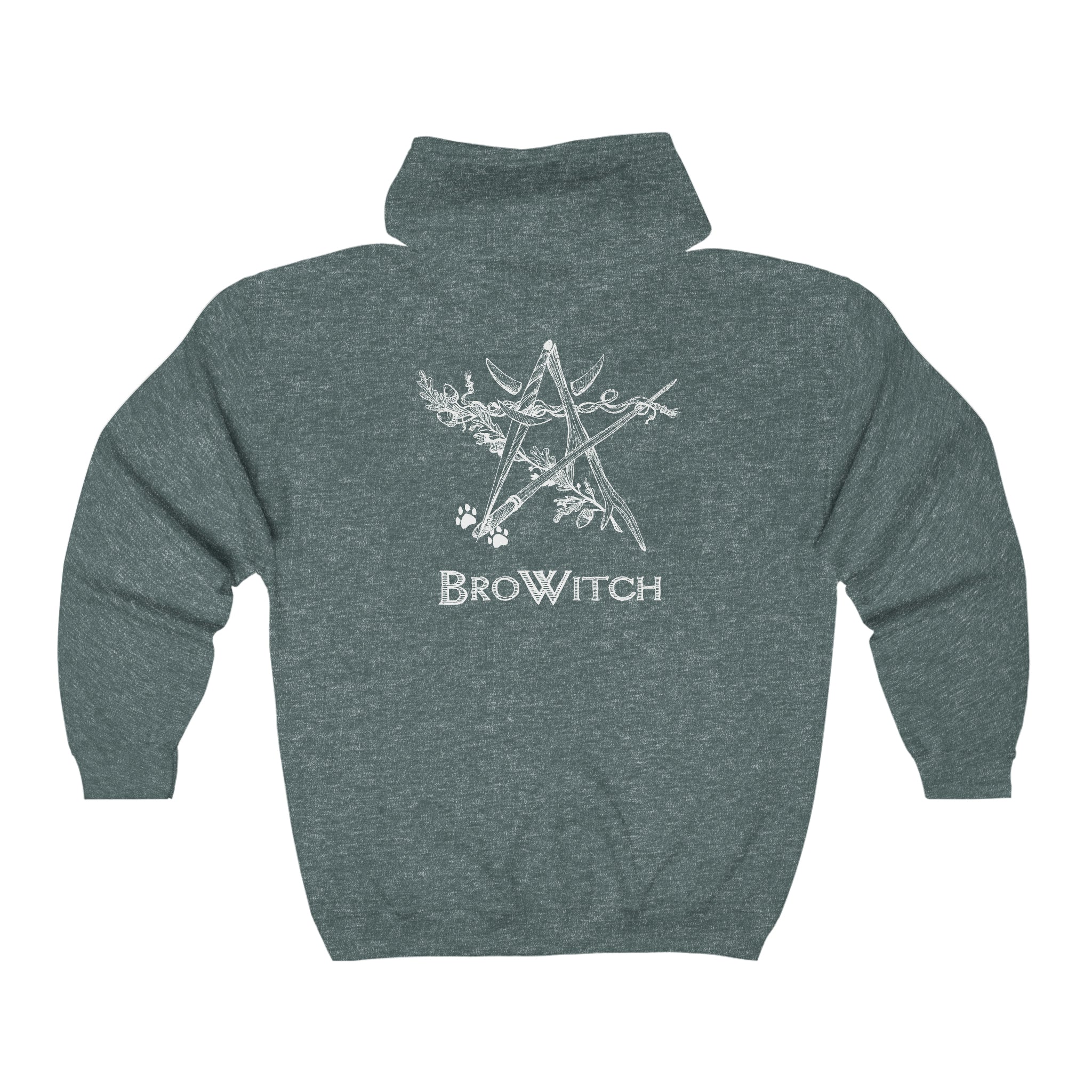 BroWitch Unisex Zip Hoodie