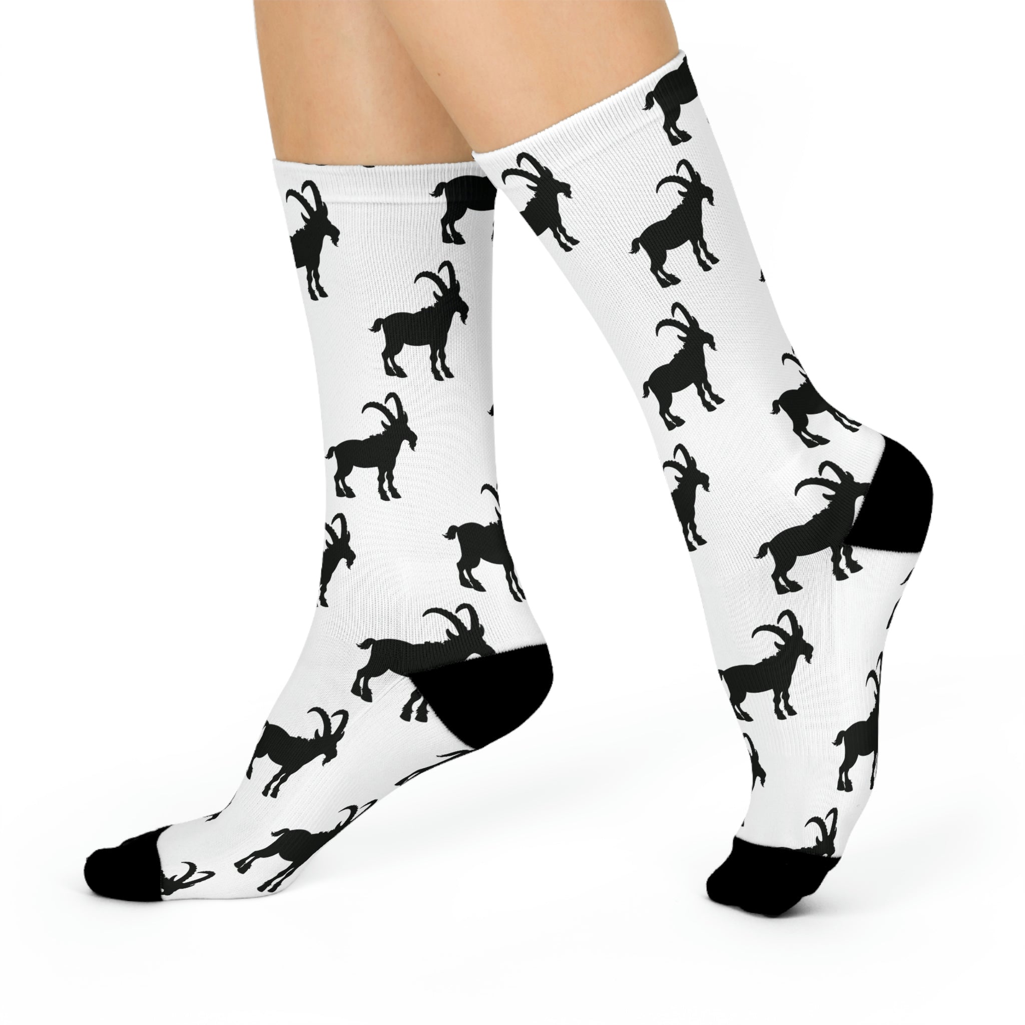 Witch's Movie Coven Mascot Silhouette Cushioned Crew Socks