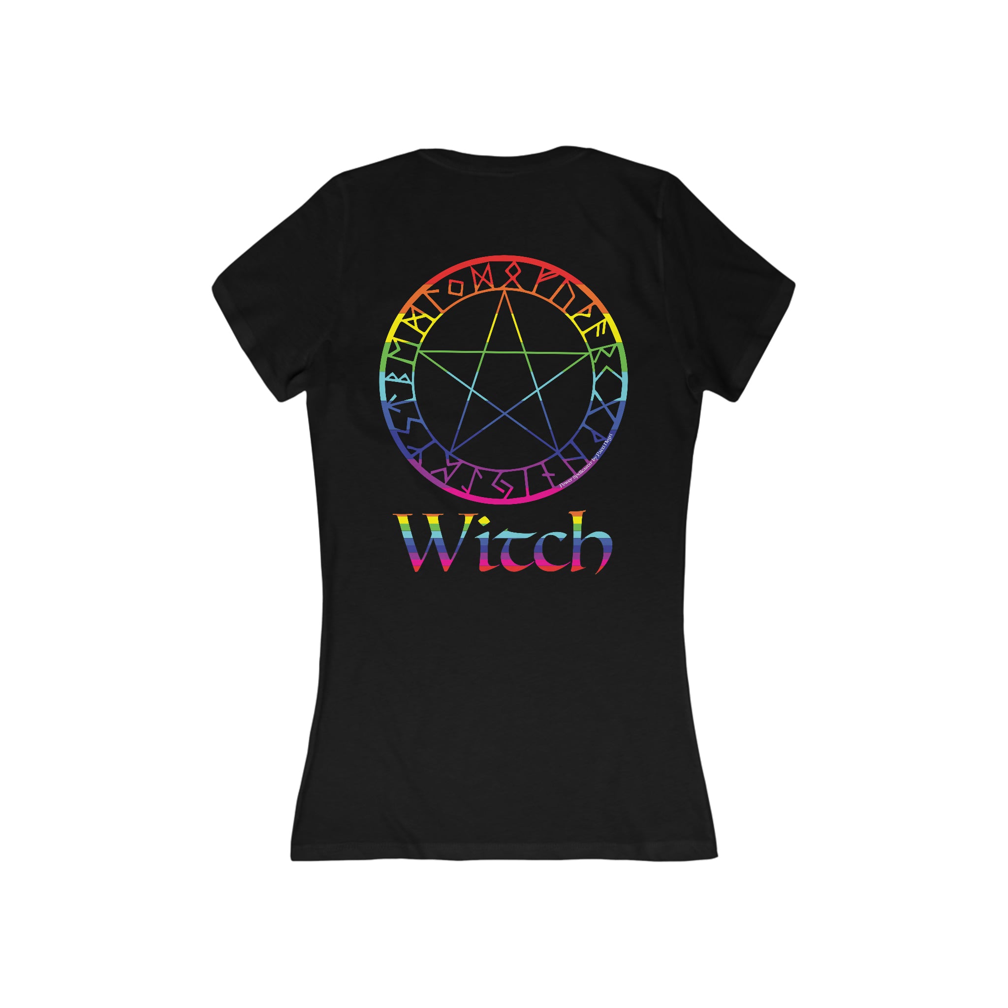 Patti's Power Spellcaster "Witch Pride" Women's Deep V-Neck T-shirt
