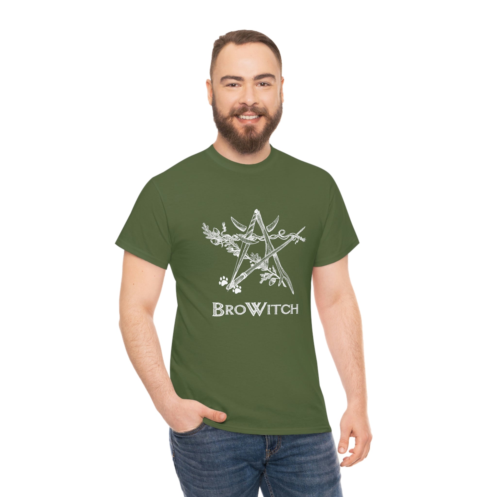 BroWitch Unisex Heavy Cotton Tee