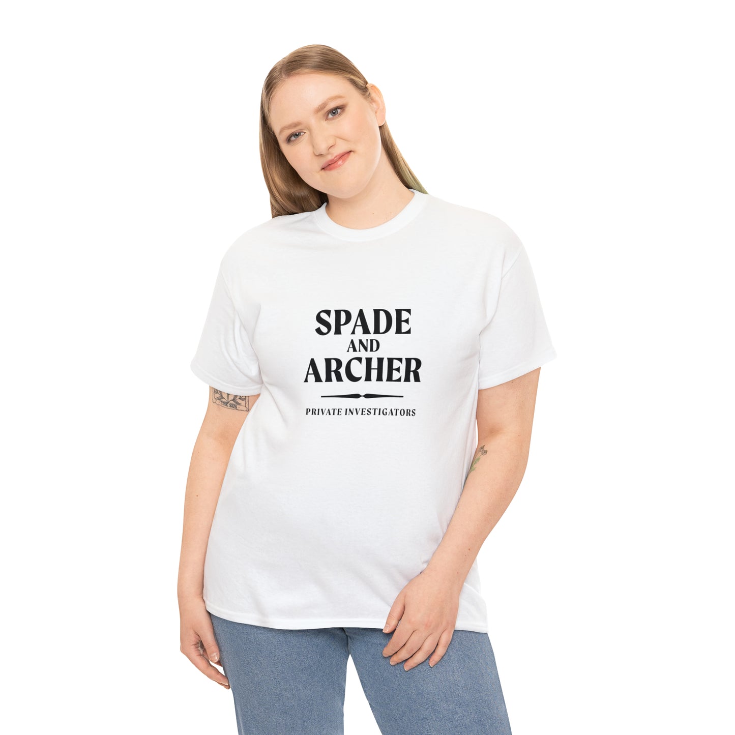 Spade And Archer Private Investigator T-Shirt Unisex Heavy Cotton Tee
