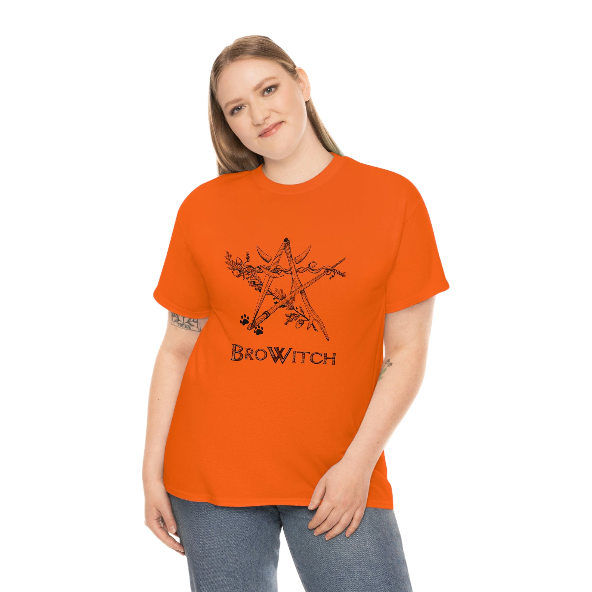 BroWitch Unisex Heavy Cotton Tee