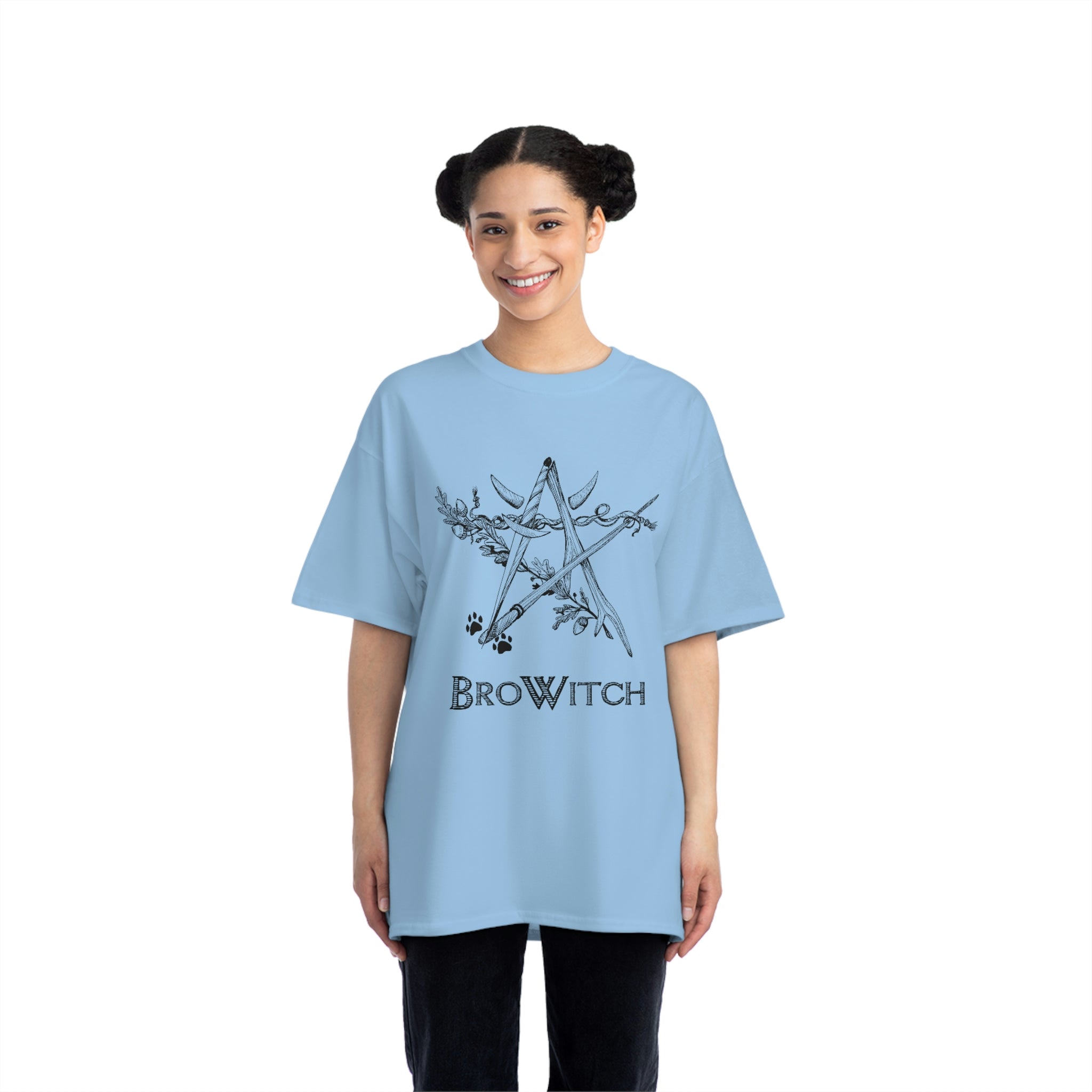 BroWitch Relaxed Fit Short-Sleeve T-Shirt
