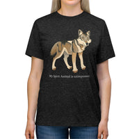 The Wolf Shirt Unisex Triblend Tee