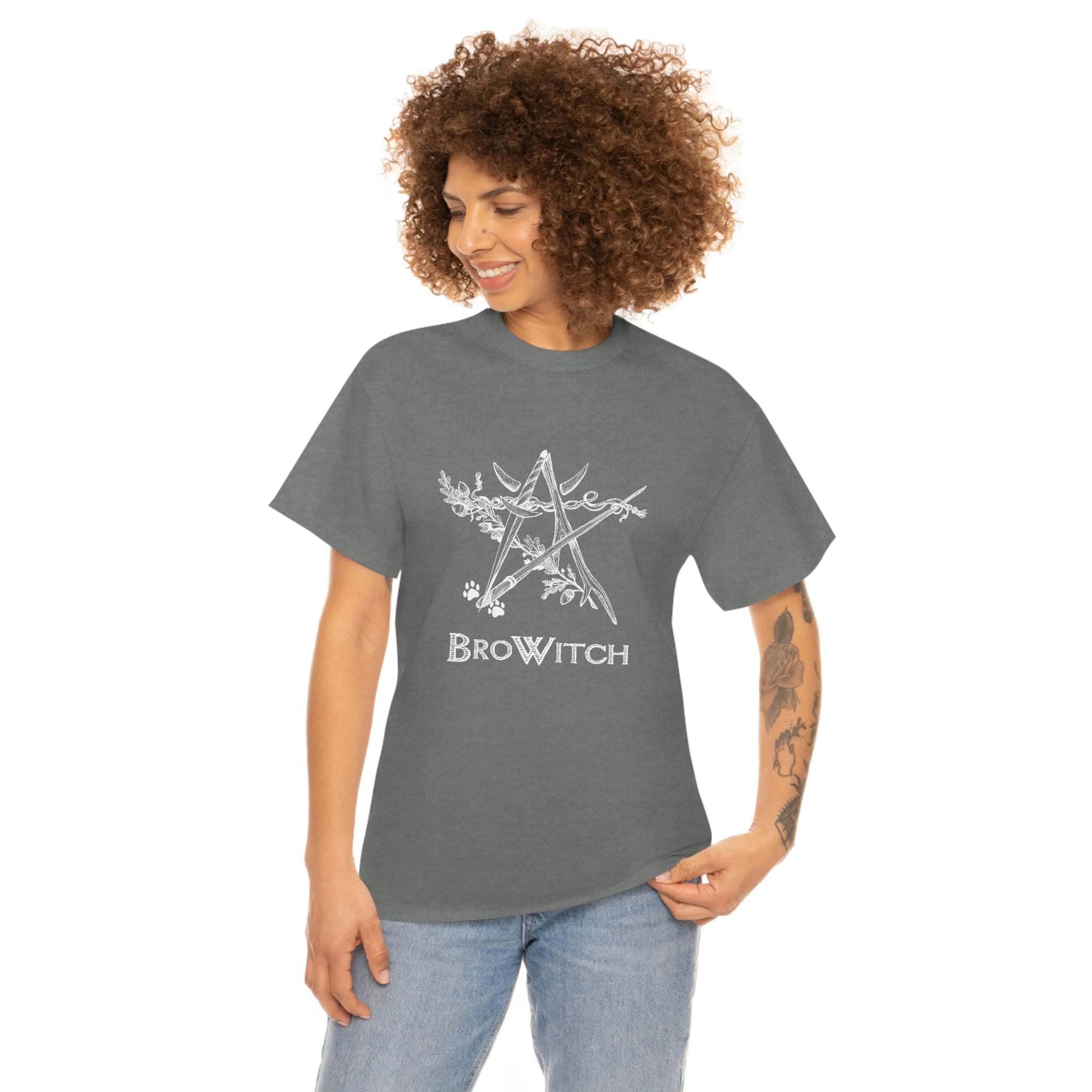 BroWitch Unisex Heavy Cotton Tee