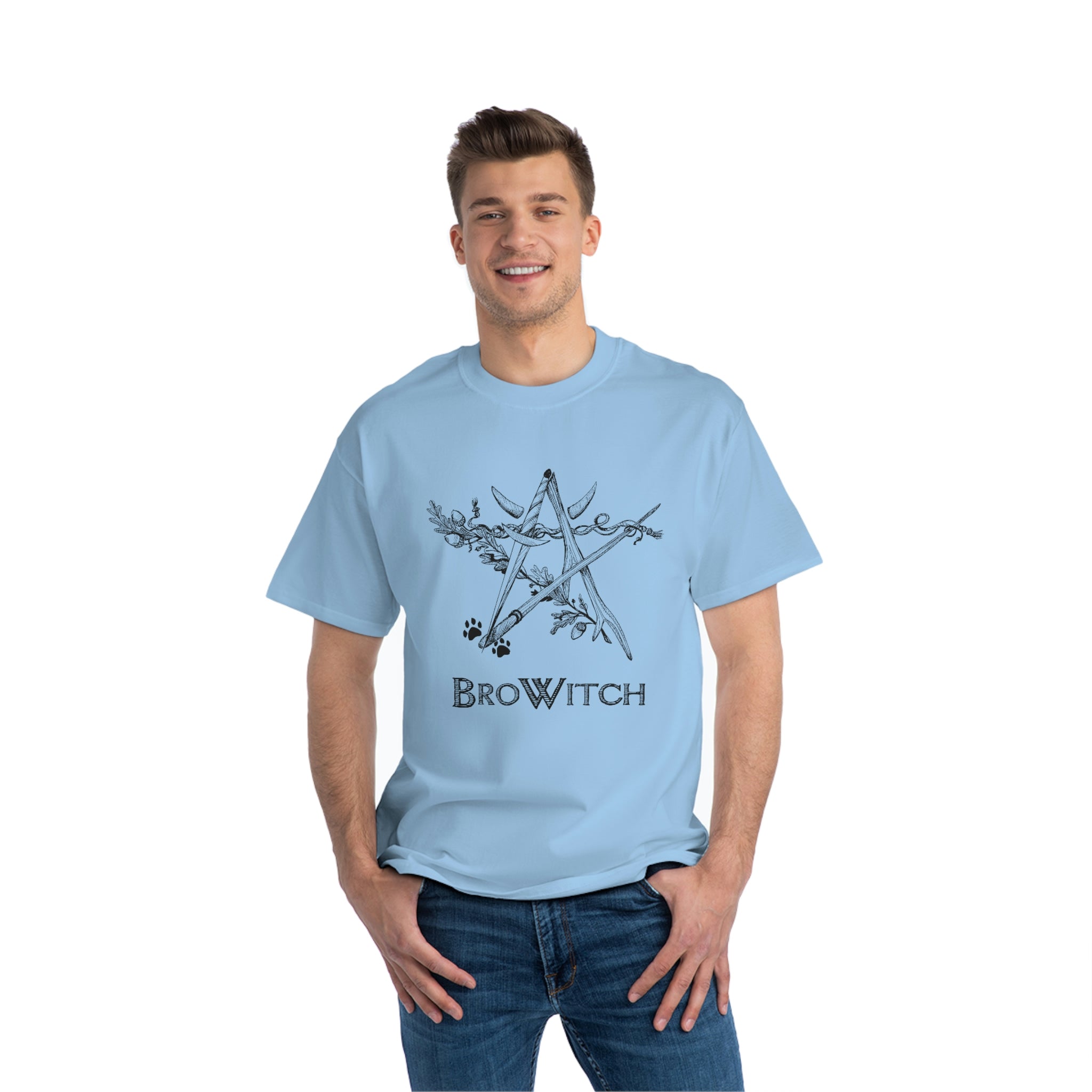 BroWitch Relaxed Fit Short-Sleeve T-Shirt