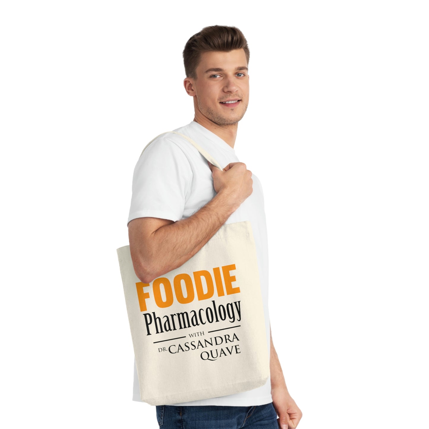 Foodie Pharmacology Recycled Woven Tote Bag