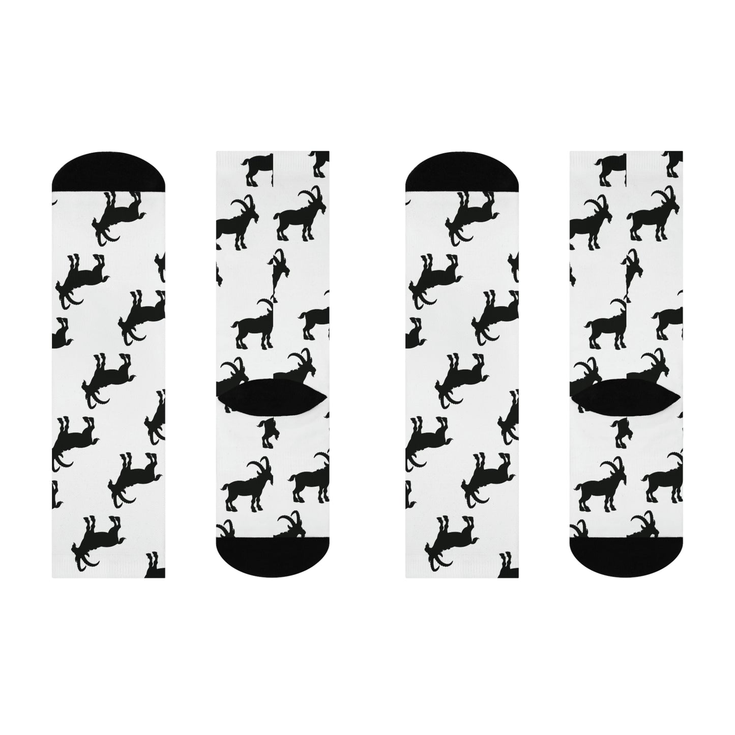 Witch's Movie Coven Mascot Silhouette Cushioned Crew Socks