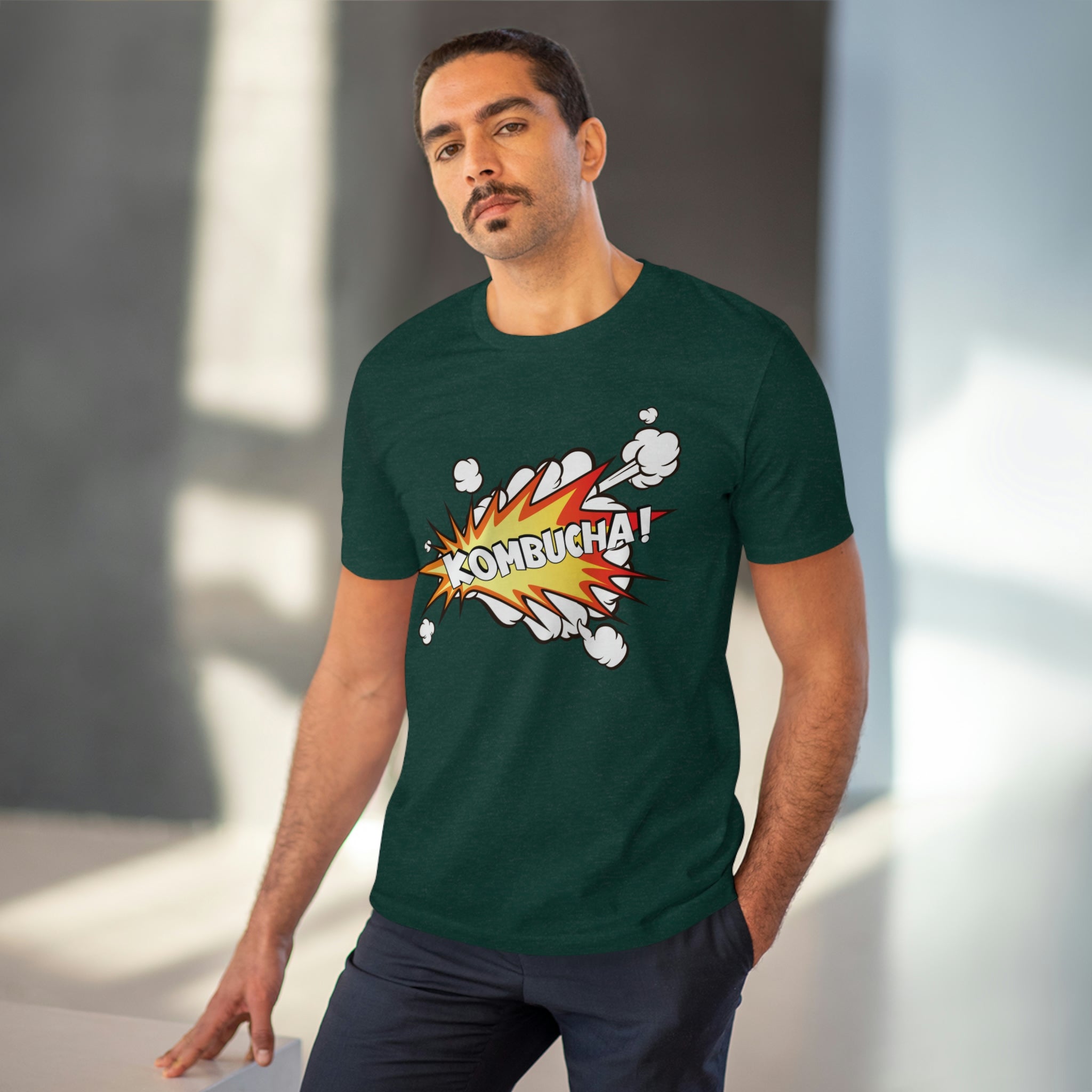 Foodie Pharmacology "Kombucha!" Organic Unisex T-shirt