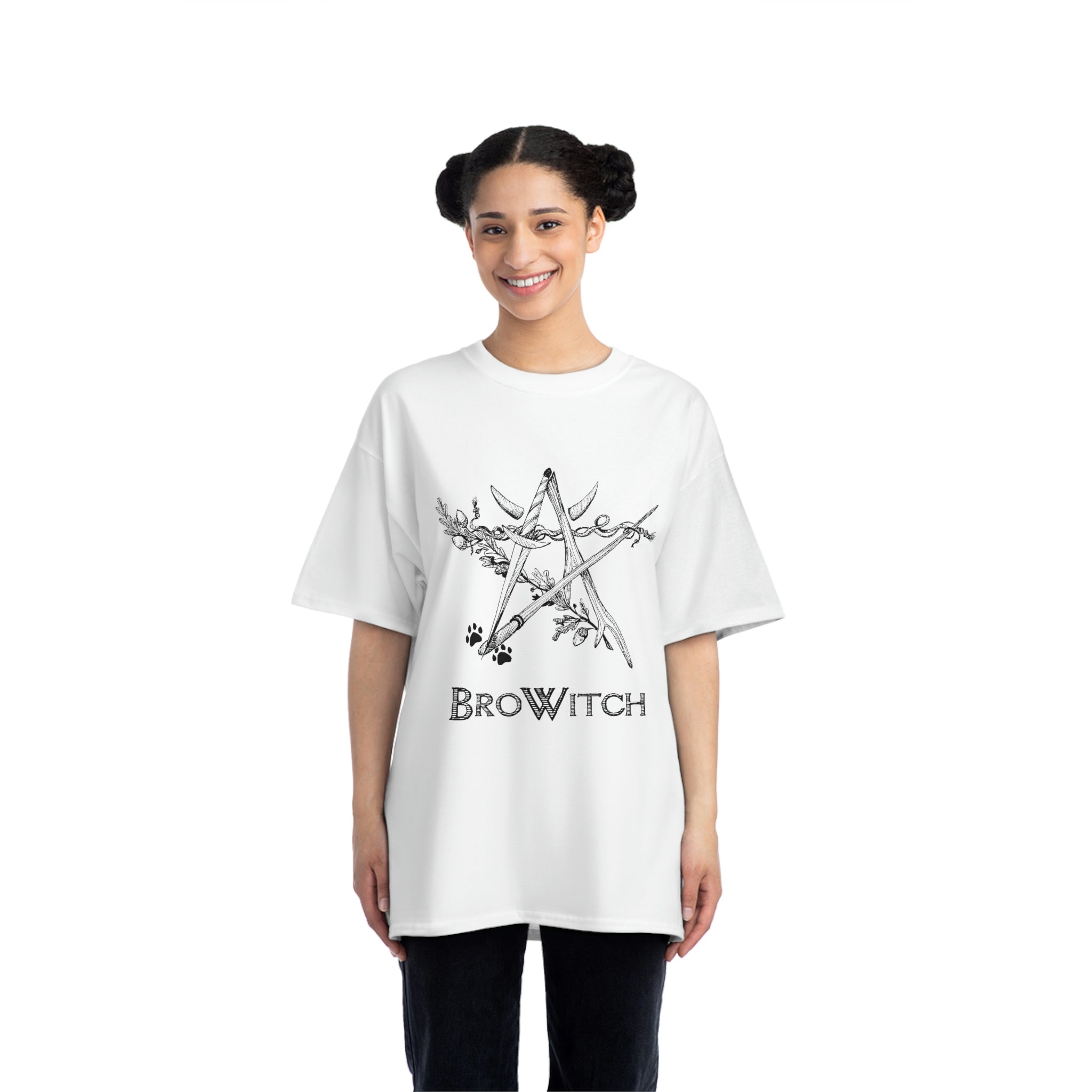 BroWitch Relaxed Fit Short-Sleeve T-Shirt