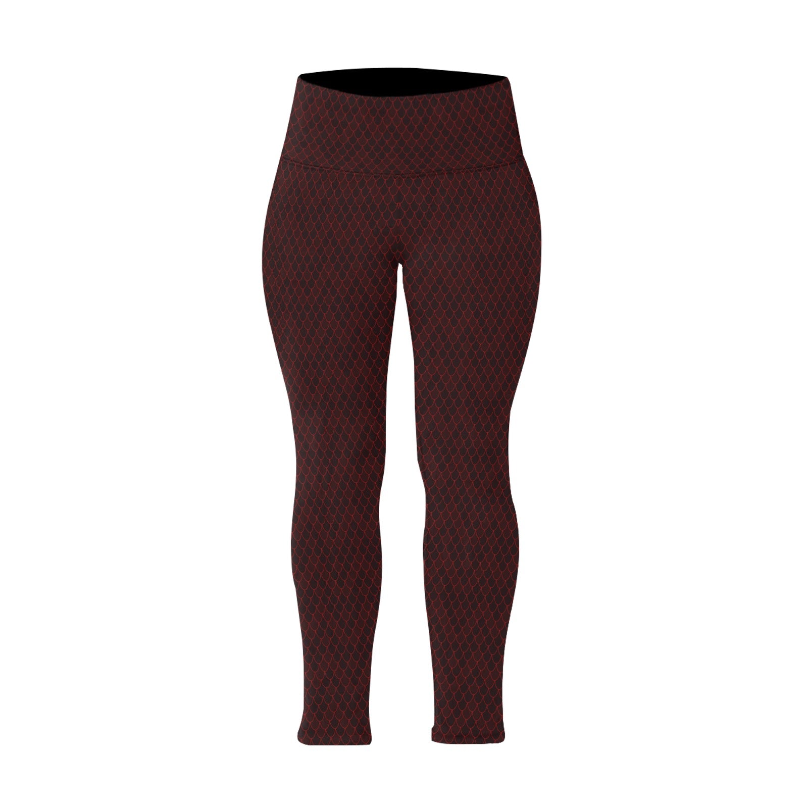 Spellcaster by Patti Negri Women's Curve Magick Yoga Leggings -  "Secret Spell Dragon"