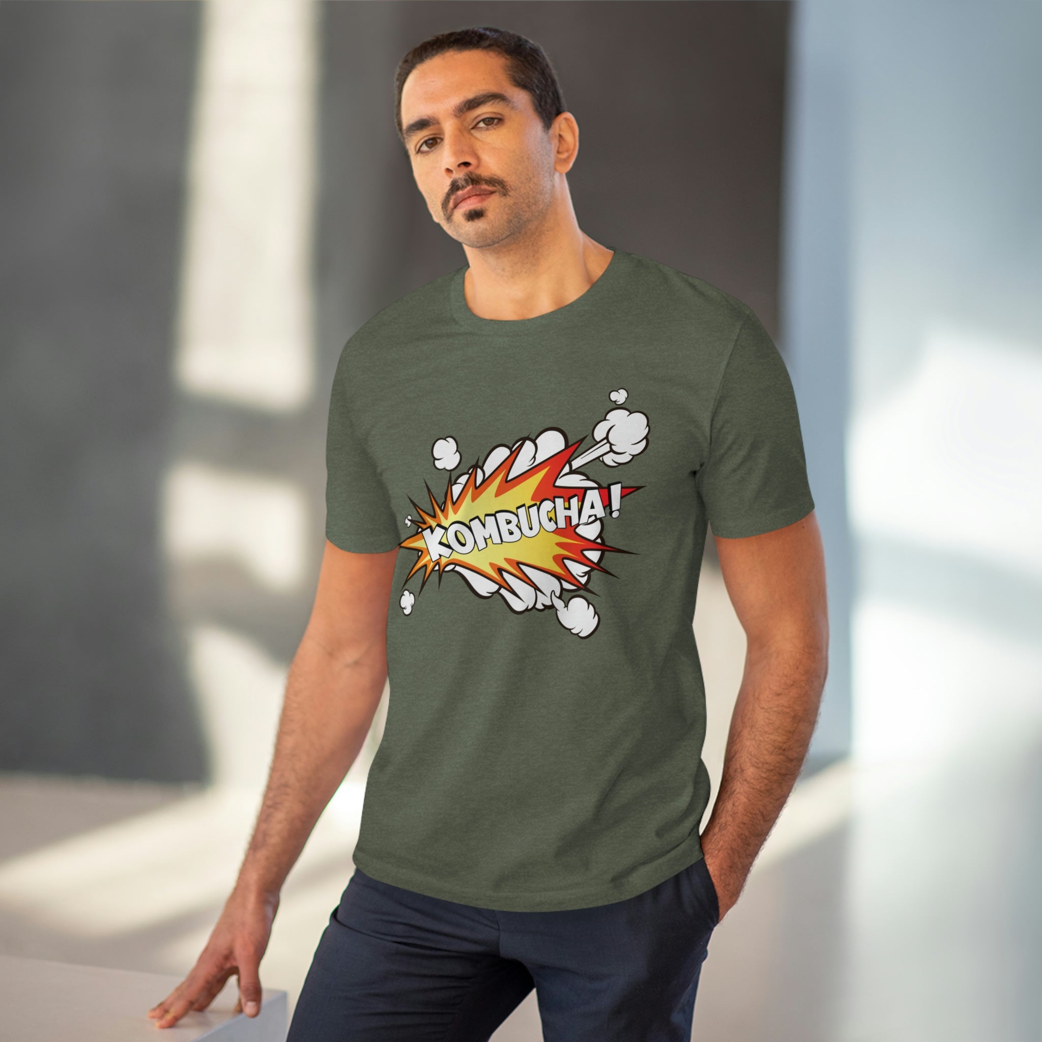 Foodie Pharmacology "Kombucha!" Organic Unisex T-shirt