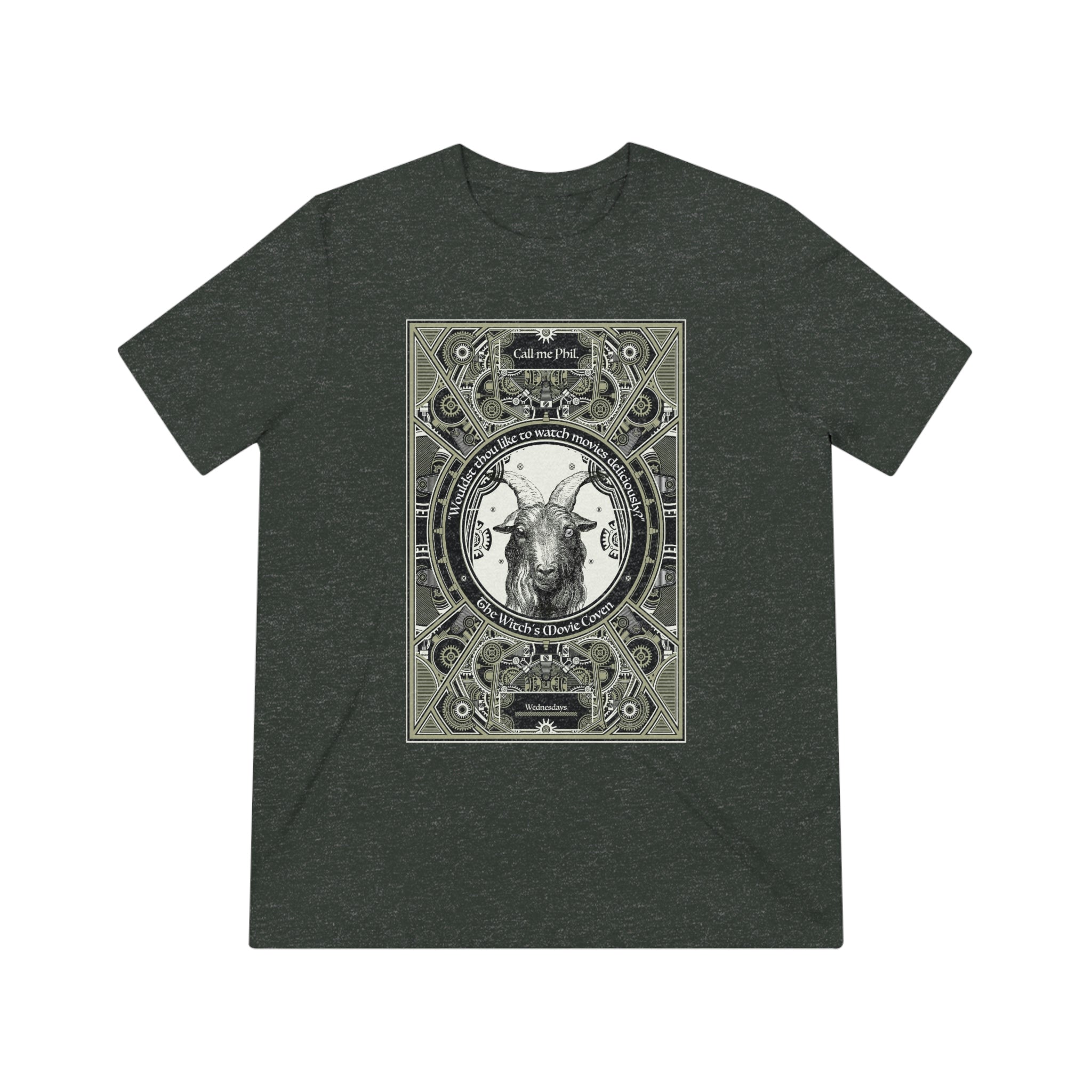 Witch's Movie Coven Black Phil Unisex Triblend Tee