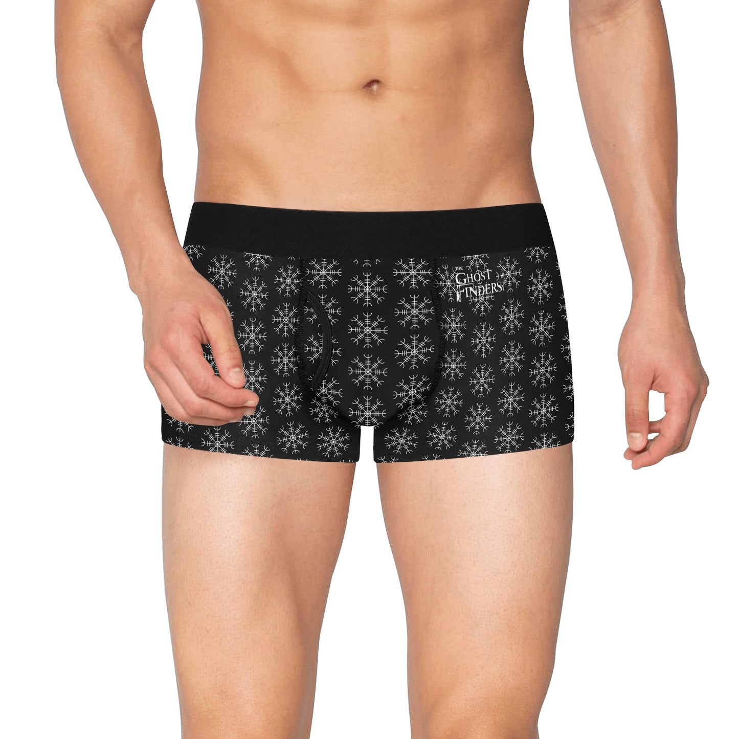 Spellcaster by Patti Negri Men's Boxers w/ Fly "Ghost Finders Protection"