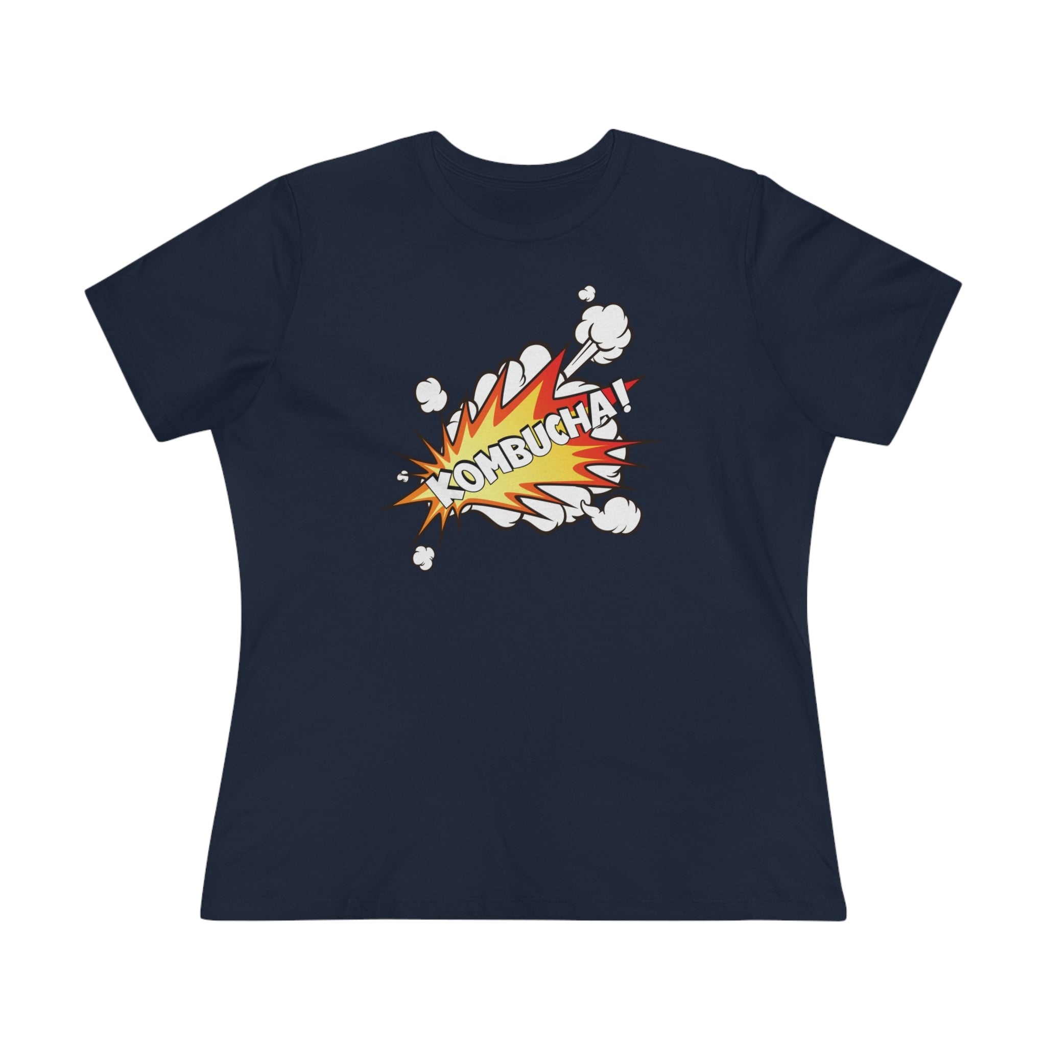 Foodie Pharmacology "Kombucha!" Women's Relaxed Fit Premium Tee