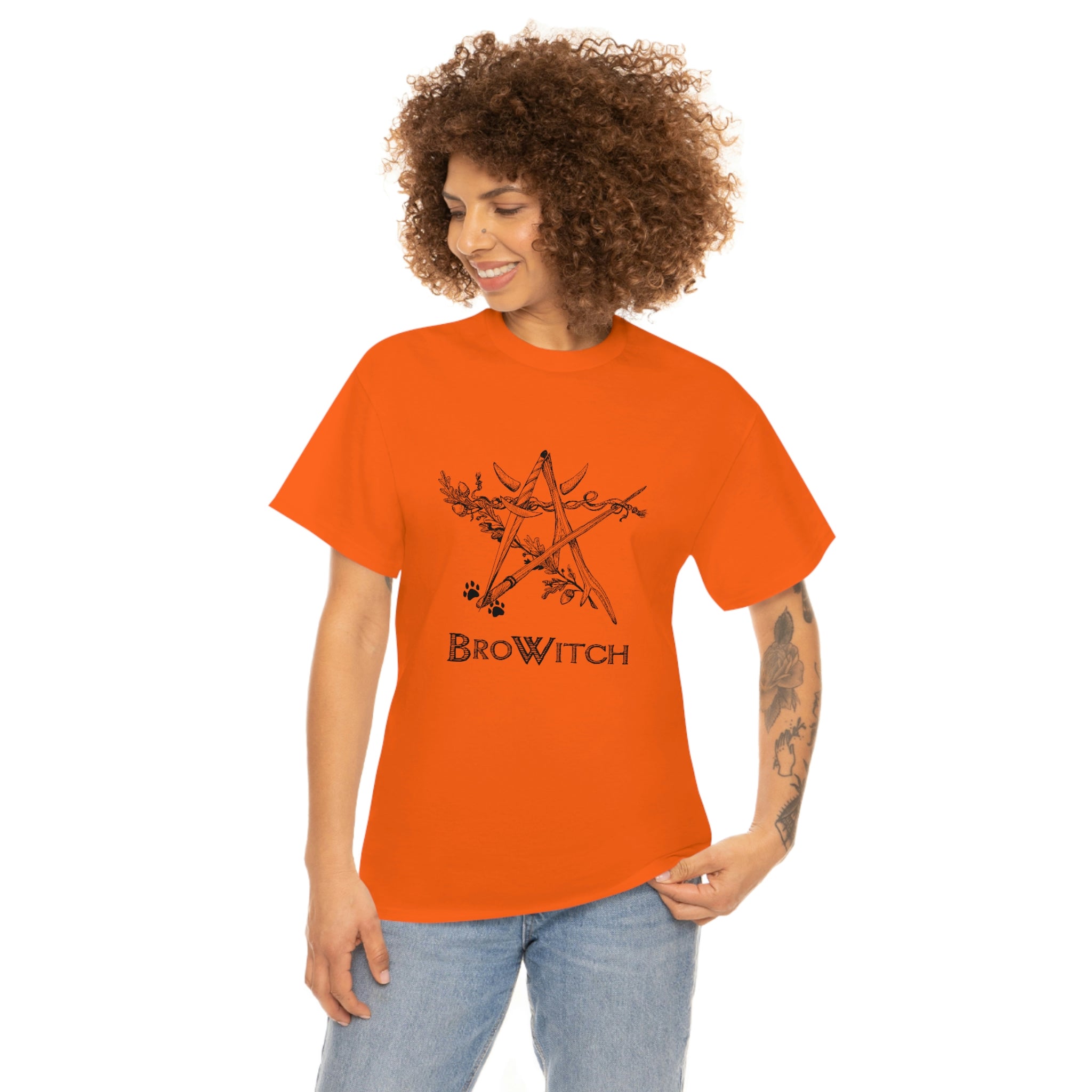 BroWitch Unisex Heavy Cotton Tee