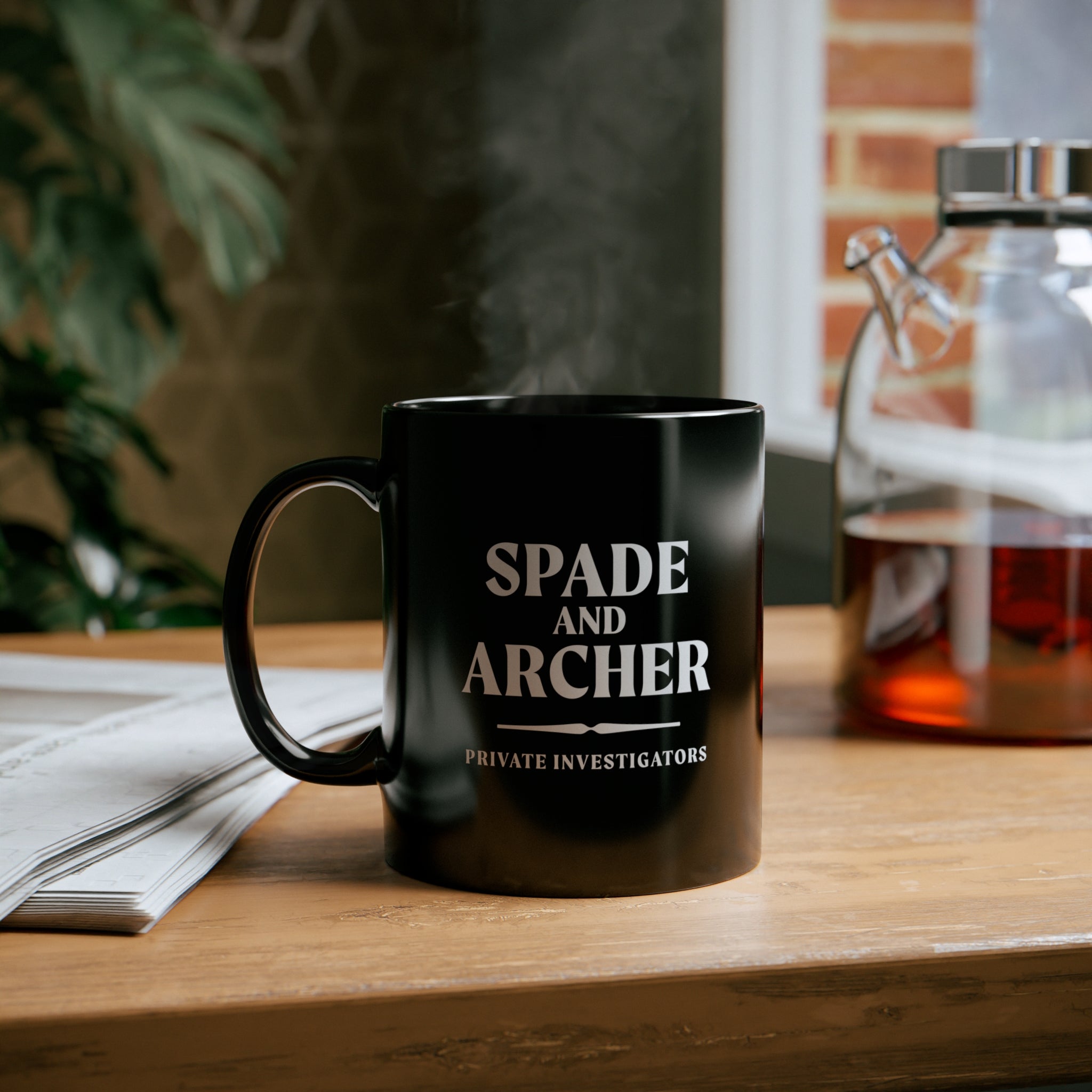 Spade And Archer Private Investigator 11oz Black Mug
