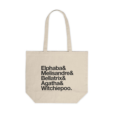 Good Witch / Wicked Witch Canvas Shopping Tote