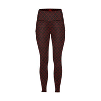 Spellcaster by Patti Negri Women's Yoga Leggings with Tech Pockets - "Secret Dragon"