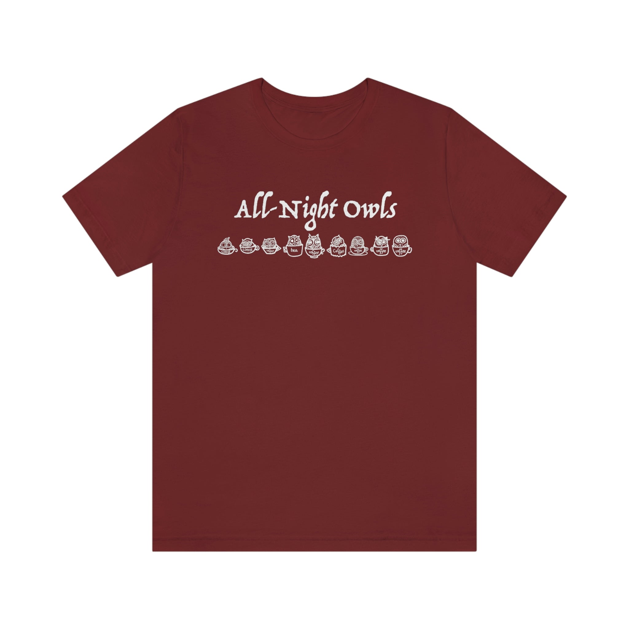 All-Night Owls Unisex Jersey Short Sleeve Tee