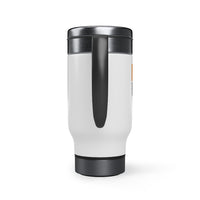 Foodie Pharmacology Stainless Steel Travel Mug with Handle, 14oz