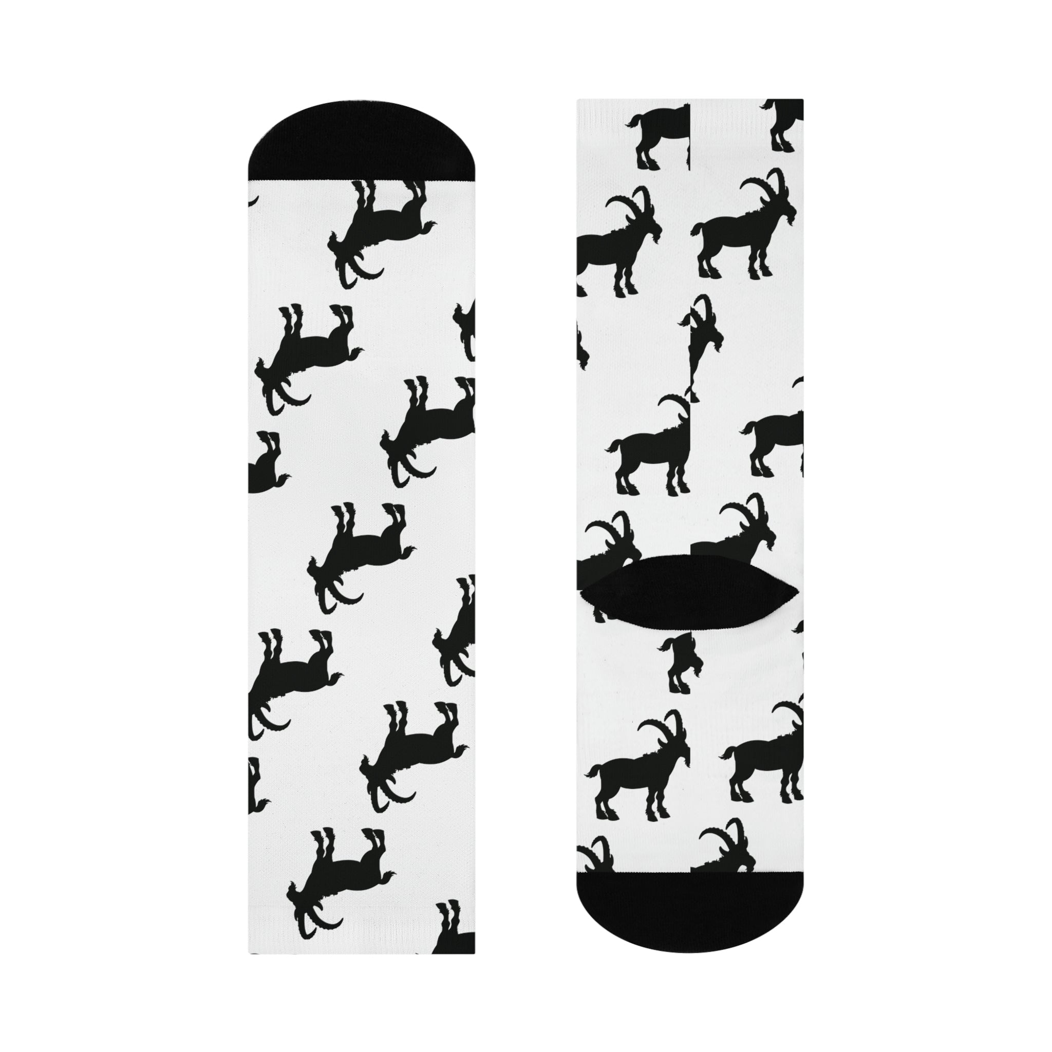 Witch's Movie Coven Mascot Silhouette Cushioned Crew Socks
