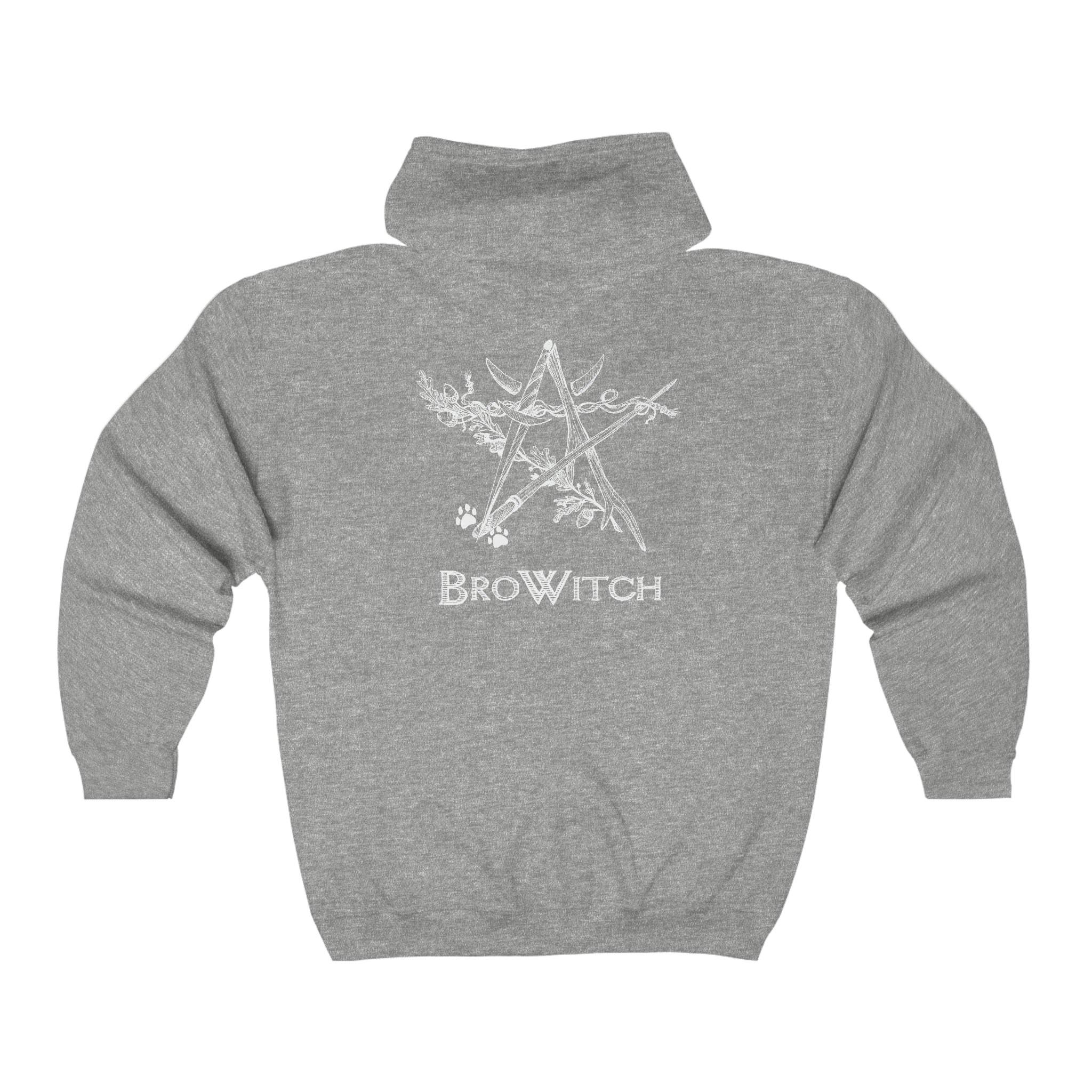 BroWitch Unisex Zip Hoodie