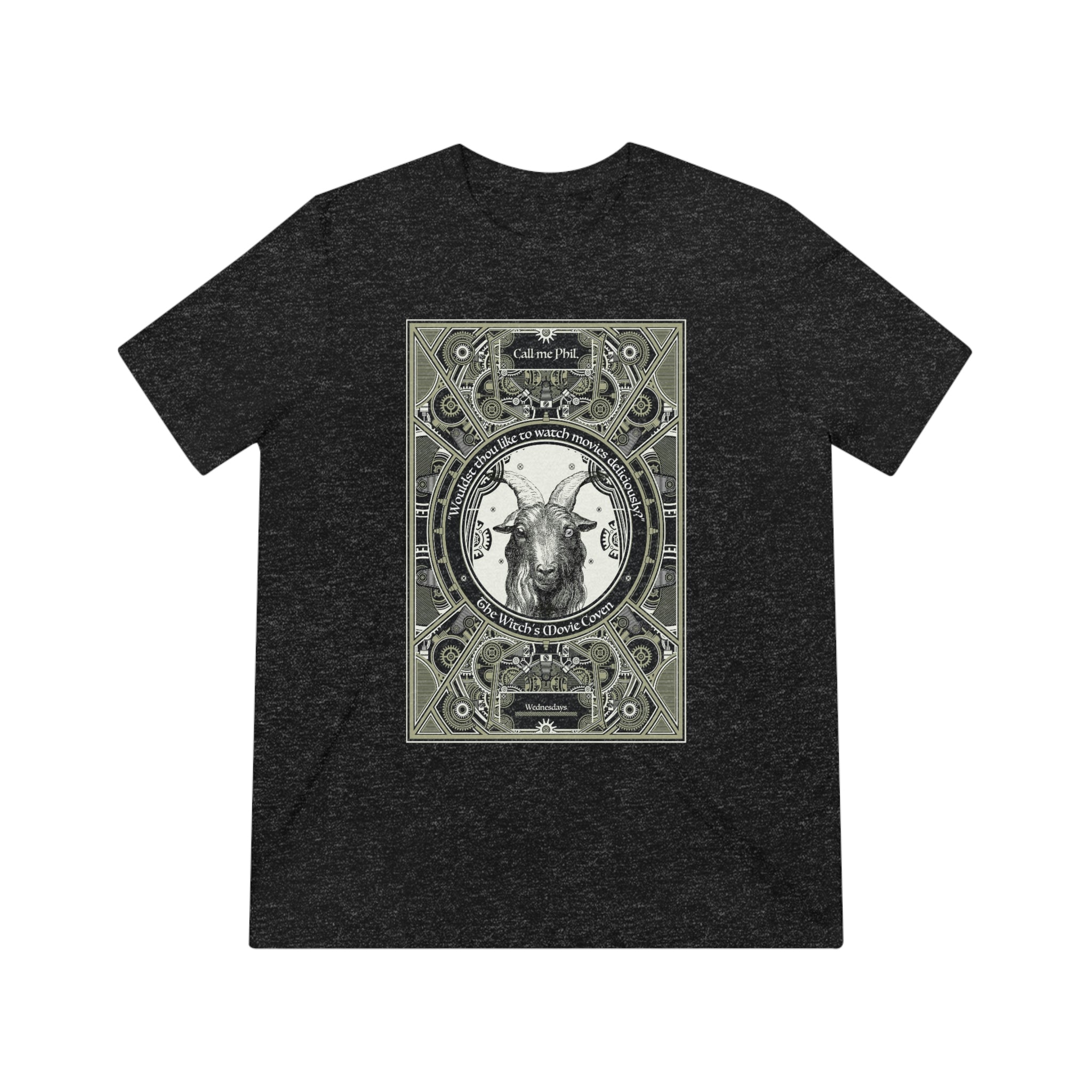Witch's Movie Coven Black Phil Unisex Triblend Tee