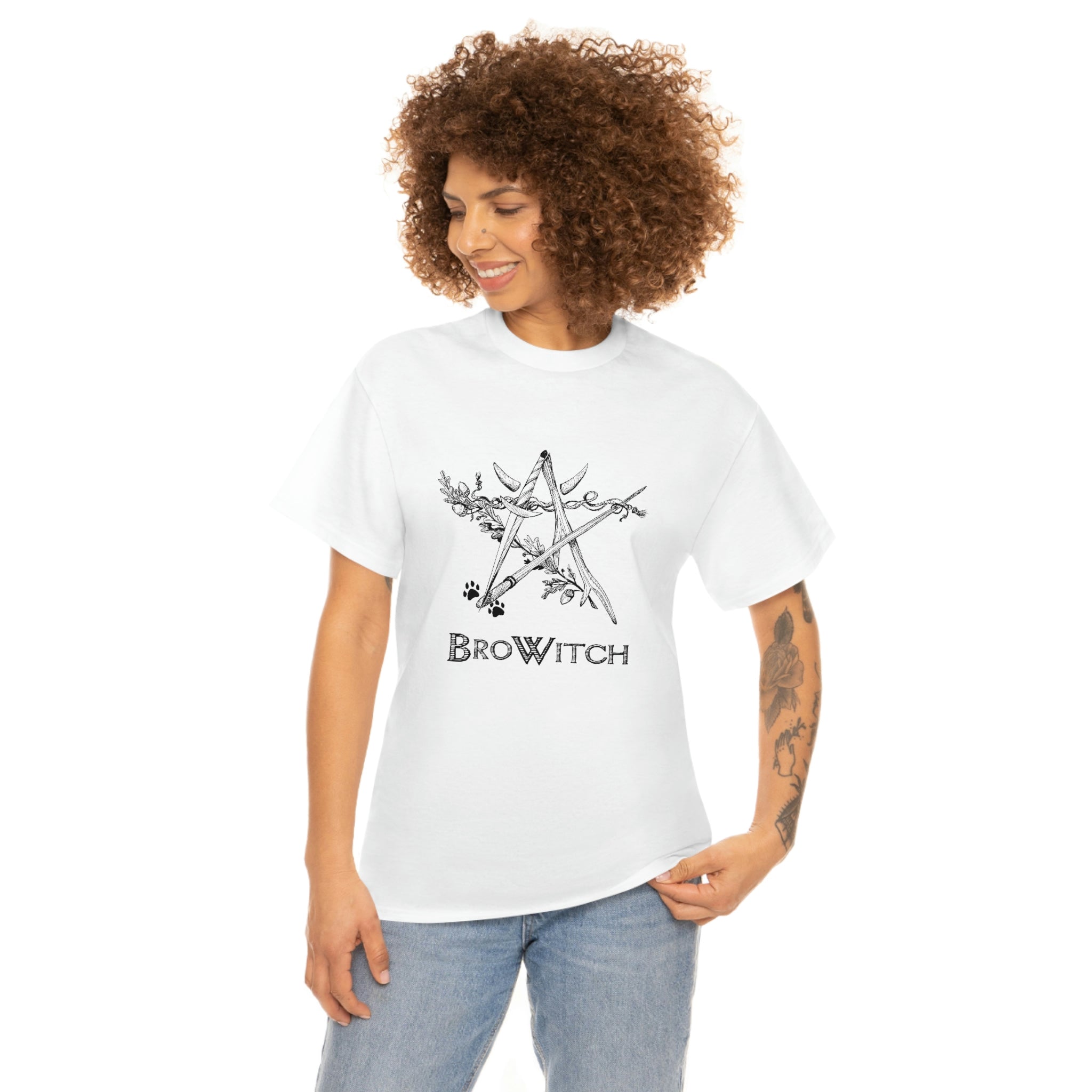 BroWitch Unisex Heavy Cotton Tee