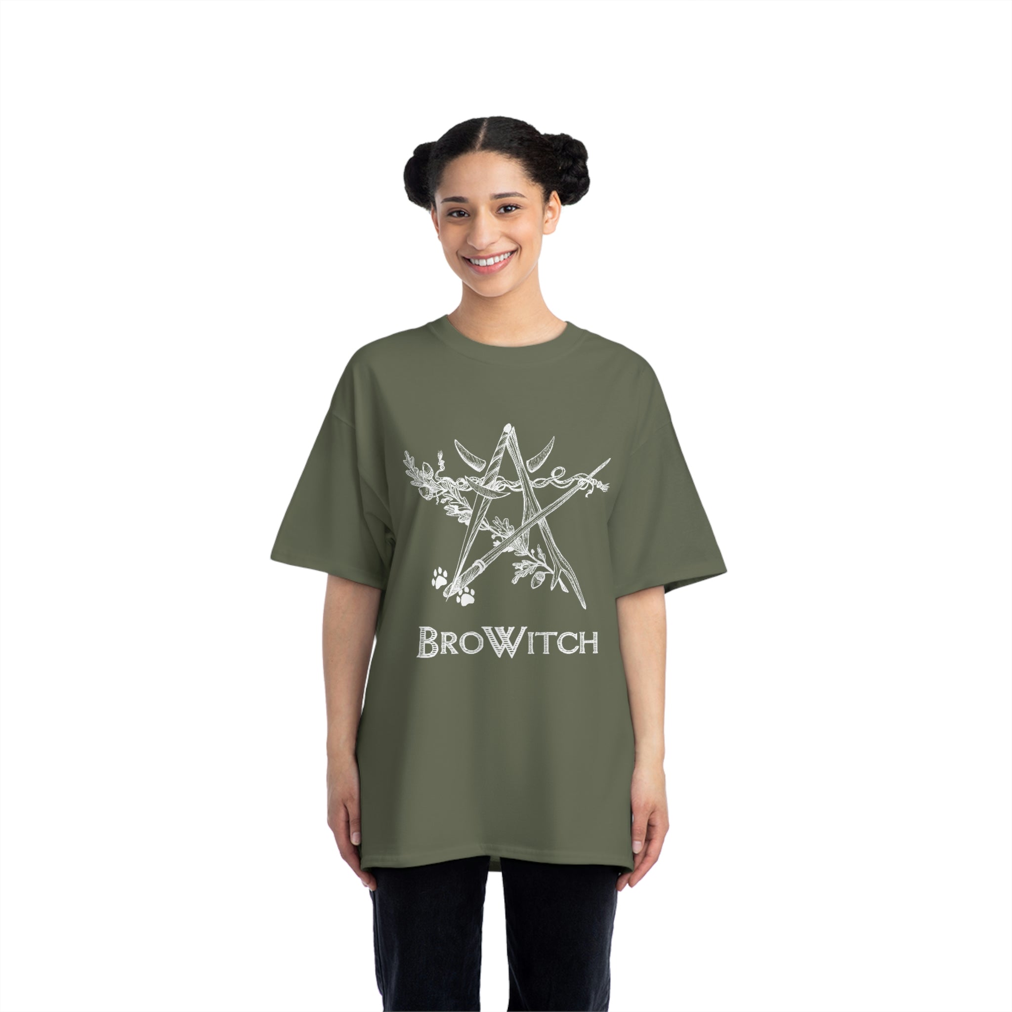 BroWitch Relaxed Fit Short-Sleeve T-Shirt