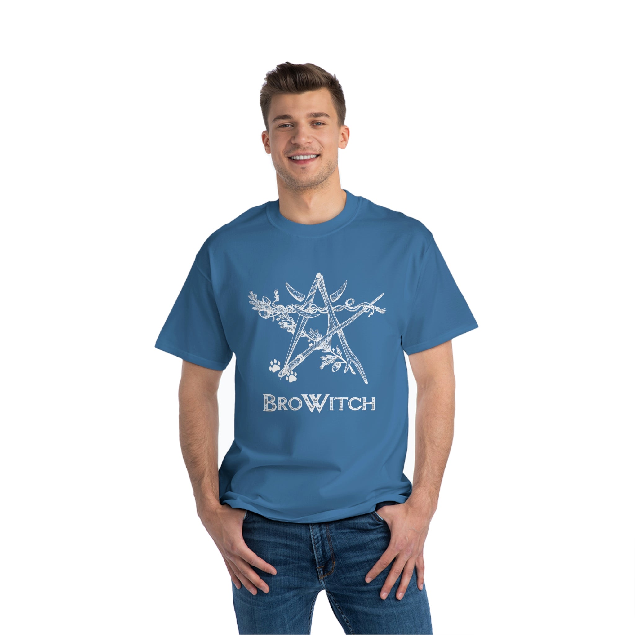BroWitch Relaxed Fit Short-Sleeve T-Shirt