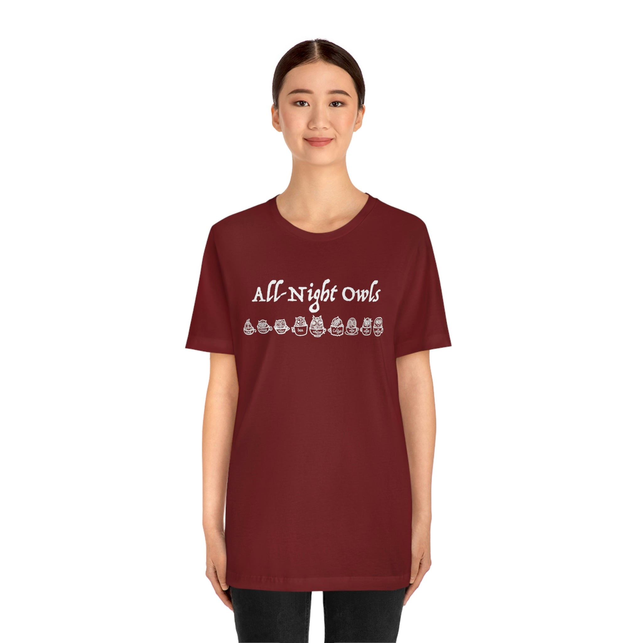 All-Night Owls Unisex Jersey Short Sleeve Tee
